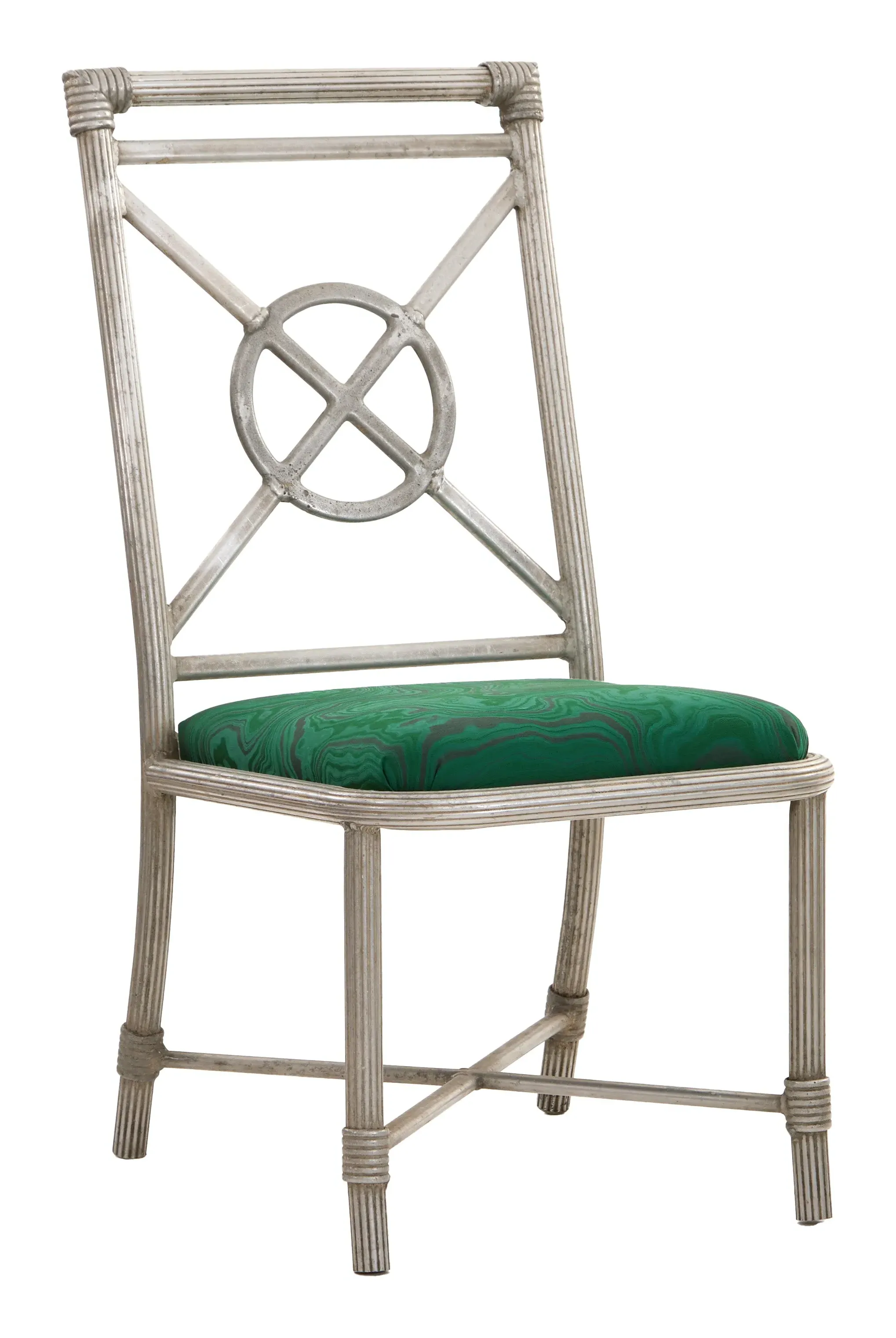 Cast Aluminum Chair - Green, Cotton image