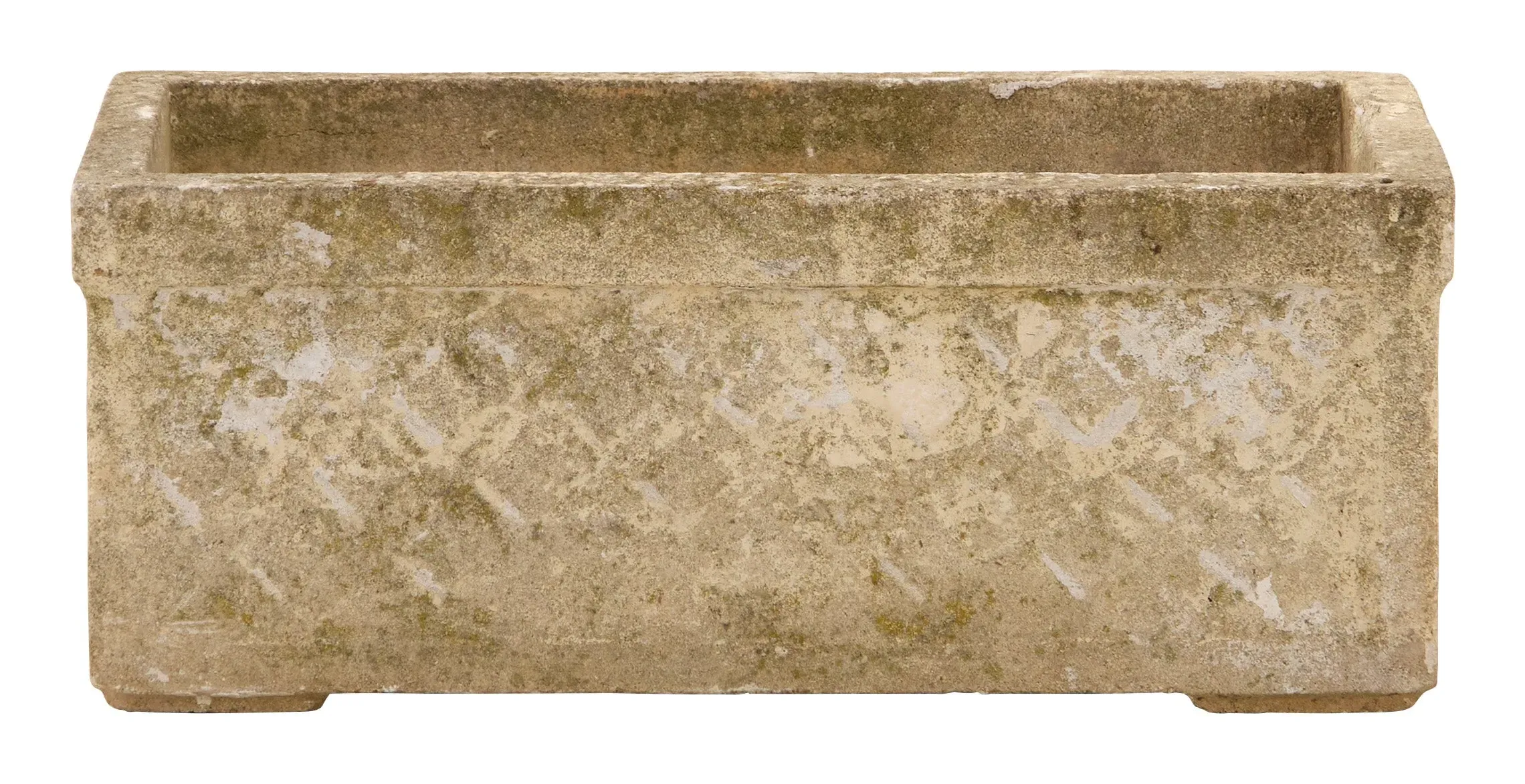 Cement Planter with Patina Finish image