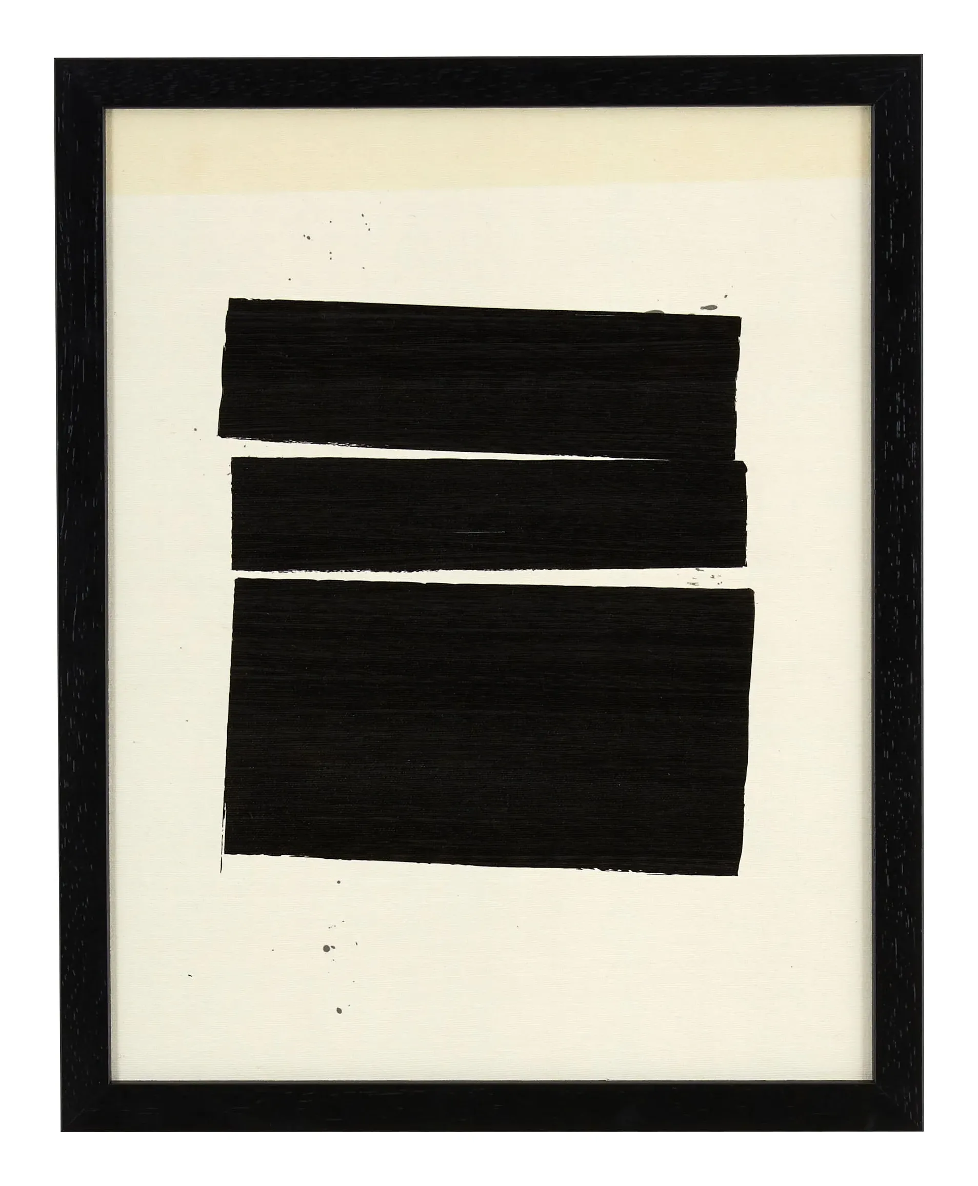 Chasm Print IV Framed Wall Art - Black, Wood