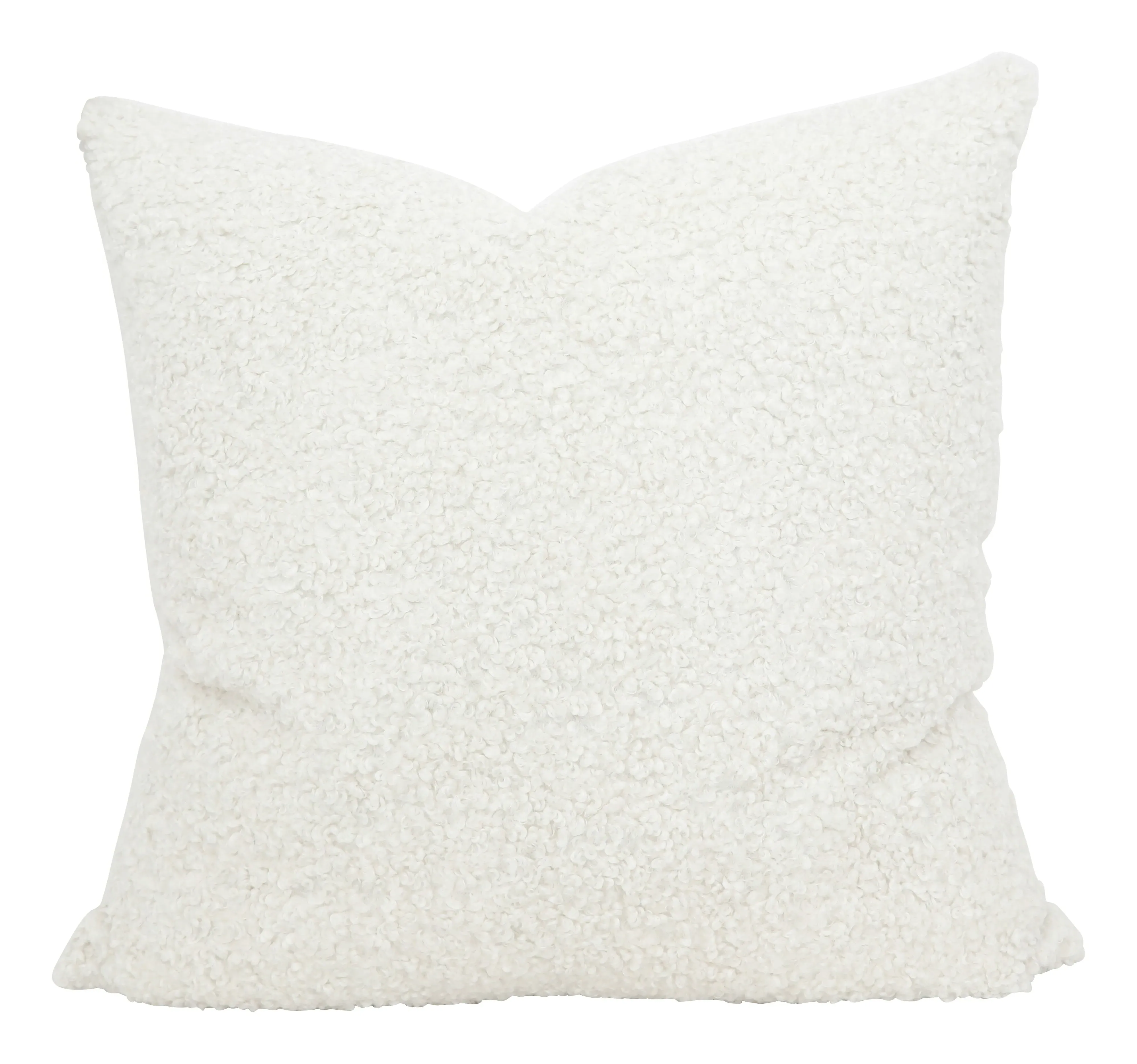 Cirro Pillow - White, Faux Shearling image