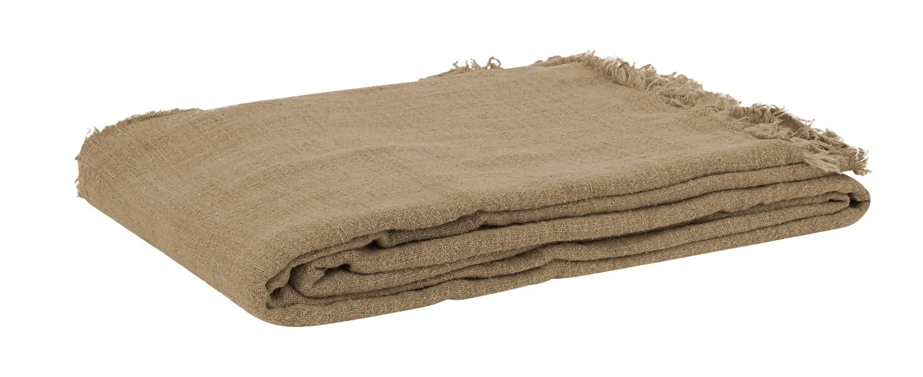 Clay Fenn Queen Bedcover - Clay, Linen
