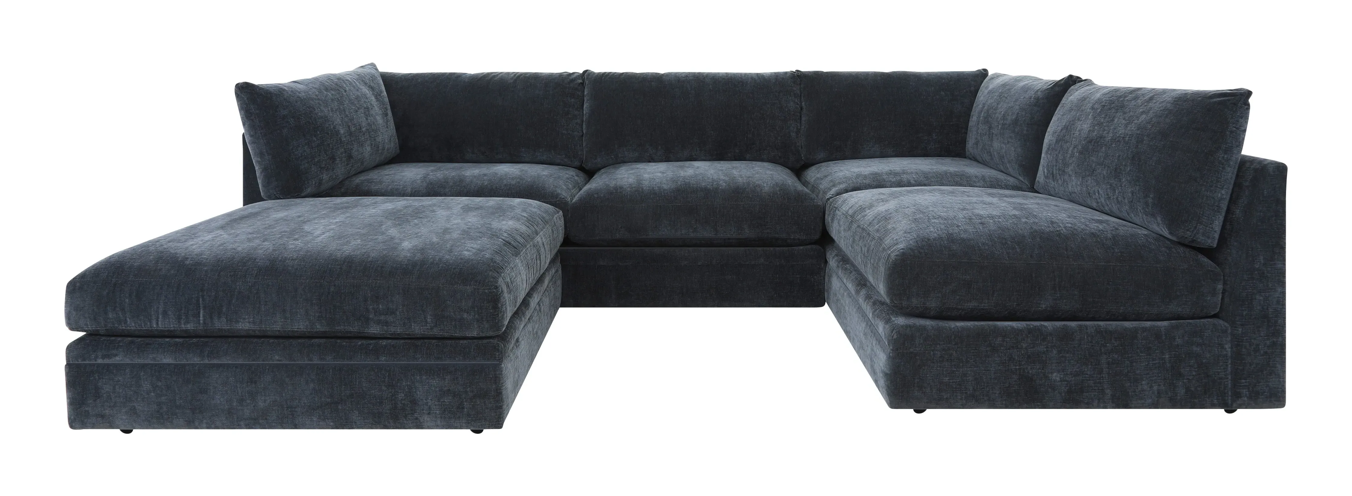 Clyde Modular Sectional - Night, Velvet