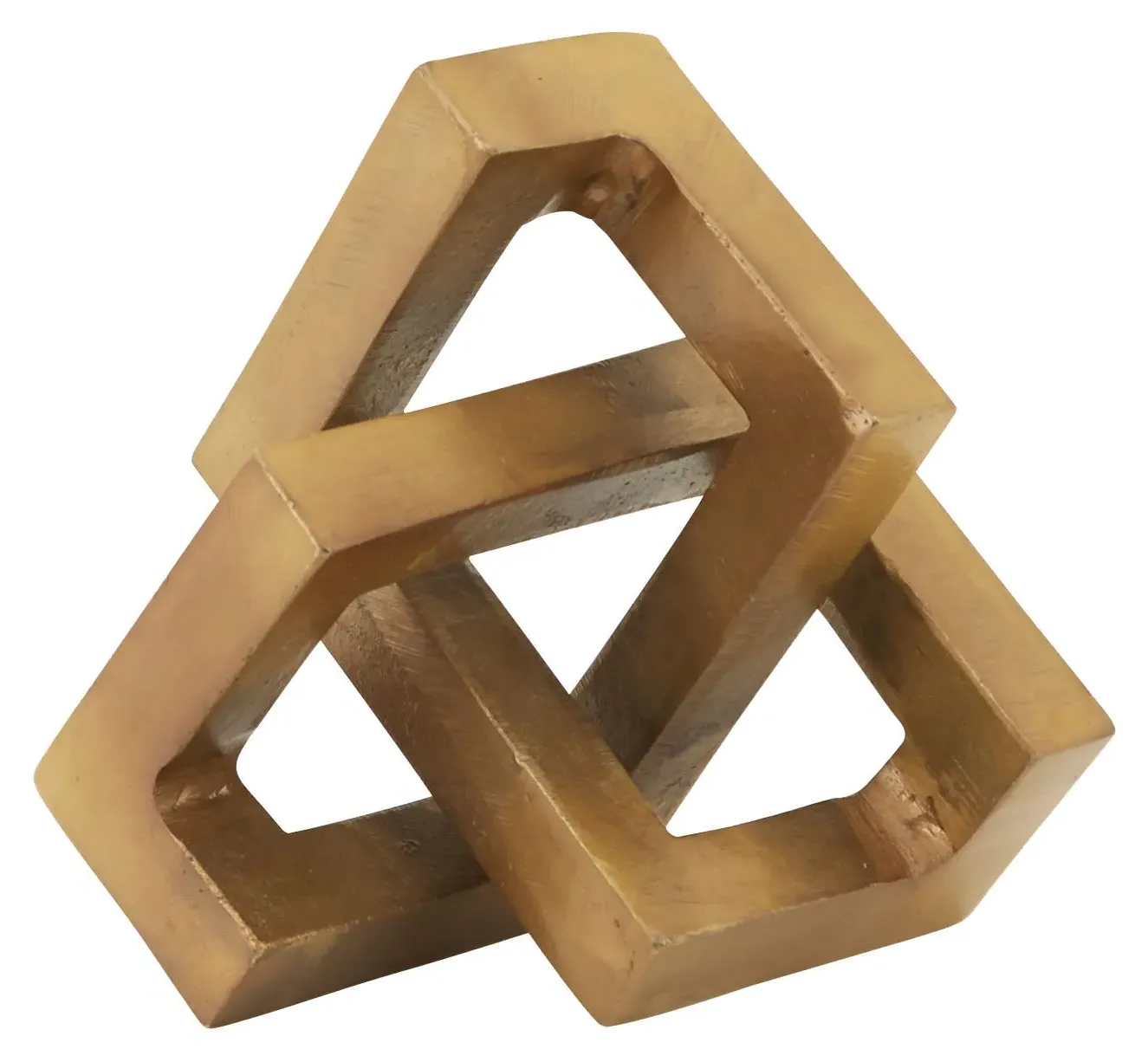 Continuum Tabletop Sculpture - Antique Brass, Aluminum image