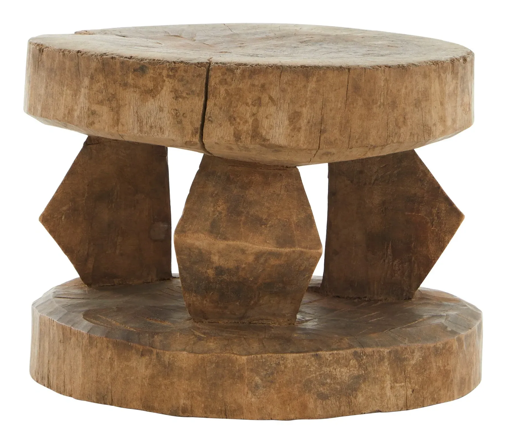 Dogon Peul Round Stool - Wood image