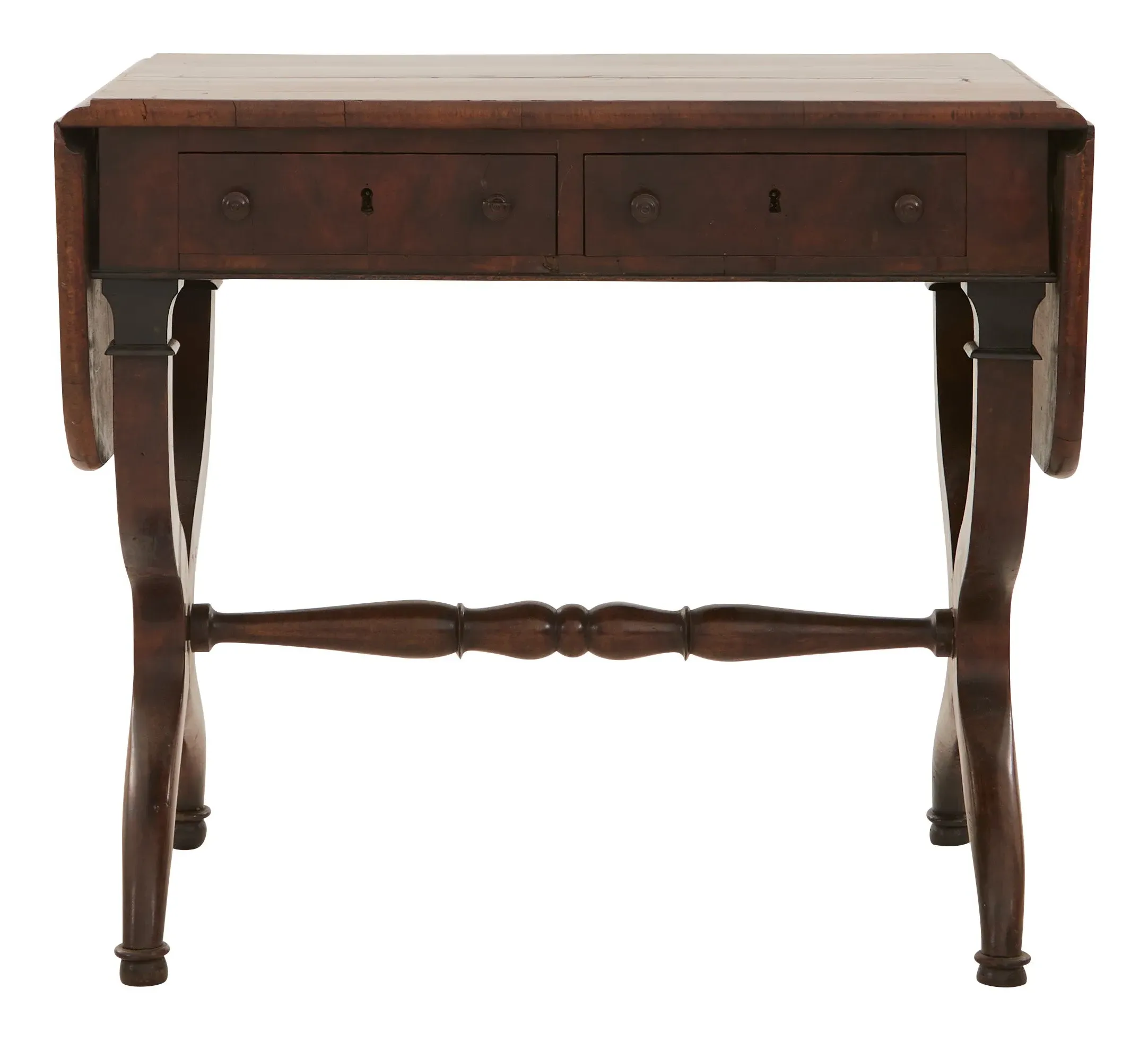 Drop Leaf Side Table - Patinated Wood image