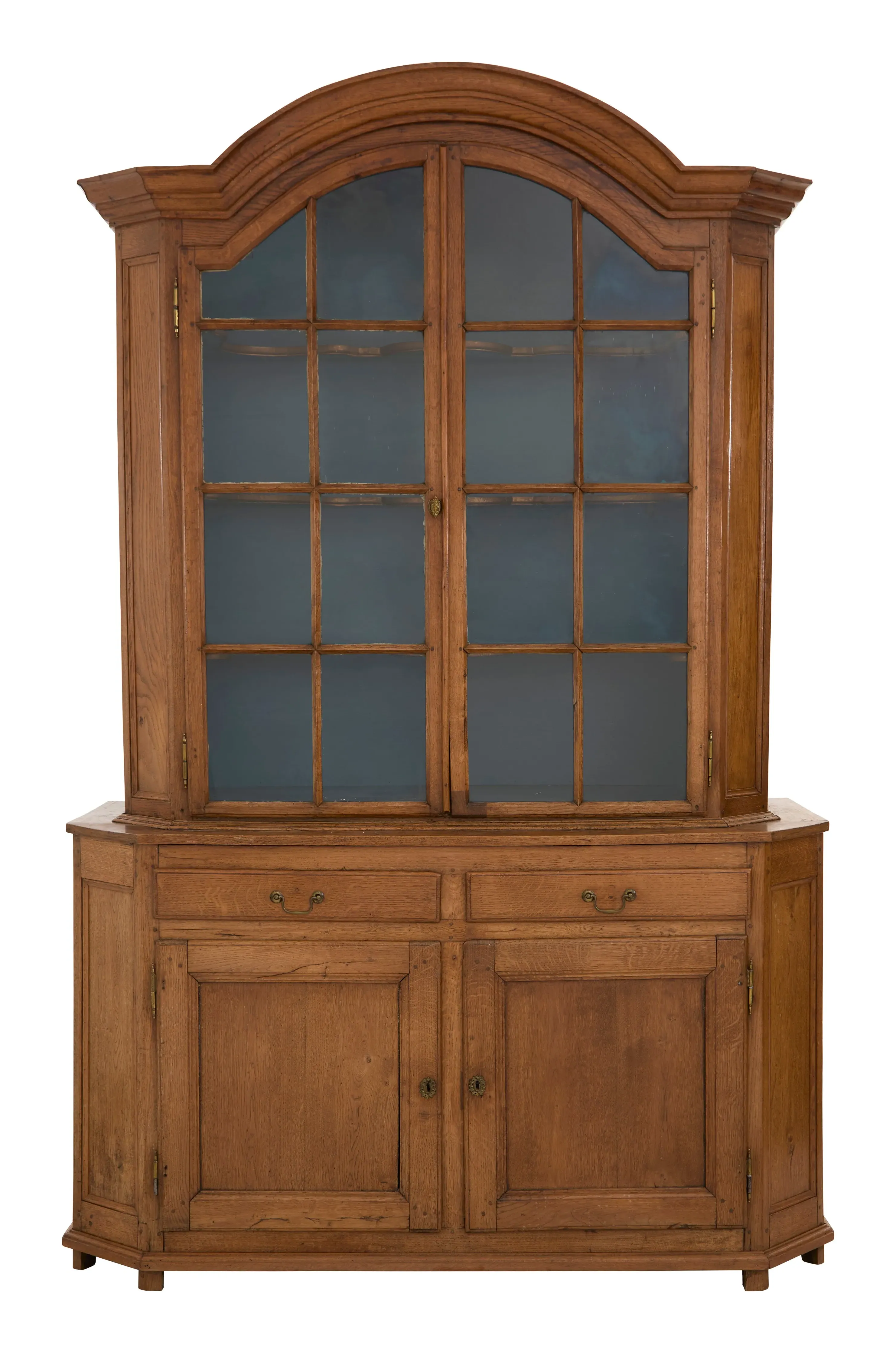 Dutch Breakfront Cabinet - Blue Interior, Wood image