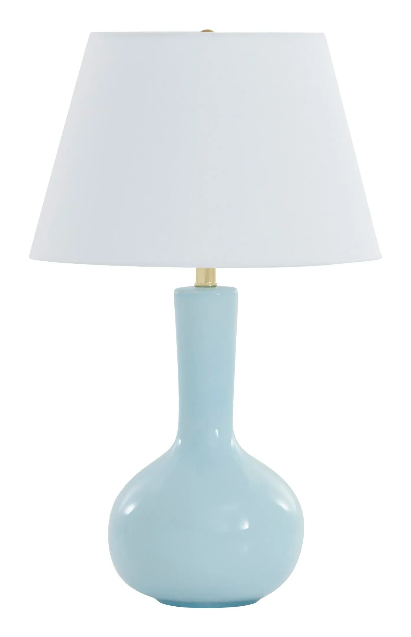 Eloise Gourd-Shaped Table Lamp - Powder Blue, Ceramic image