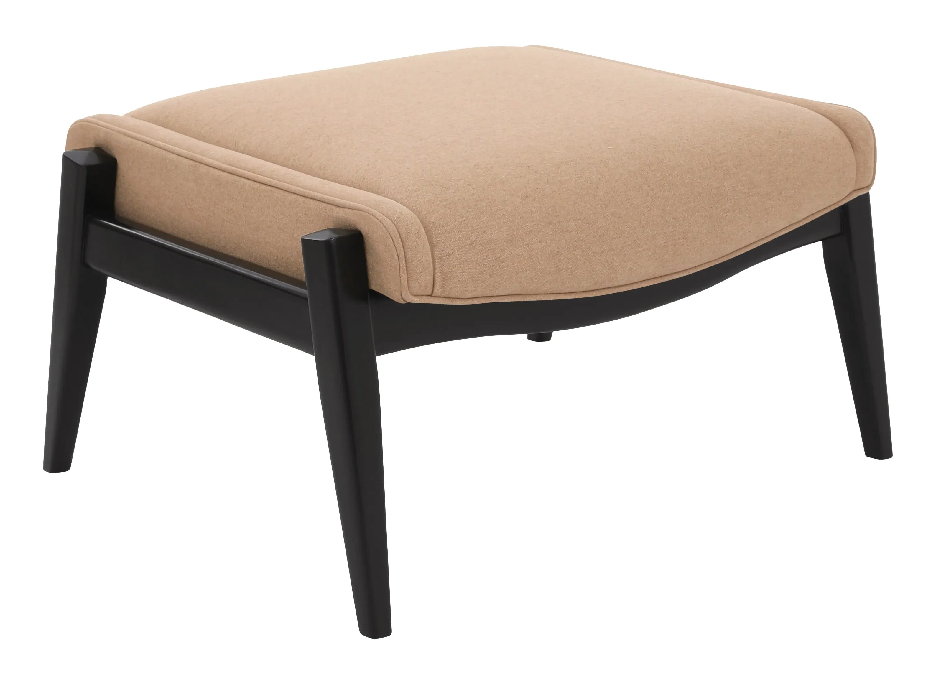 Elwood Ottoman - Camel, Wool image