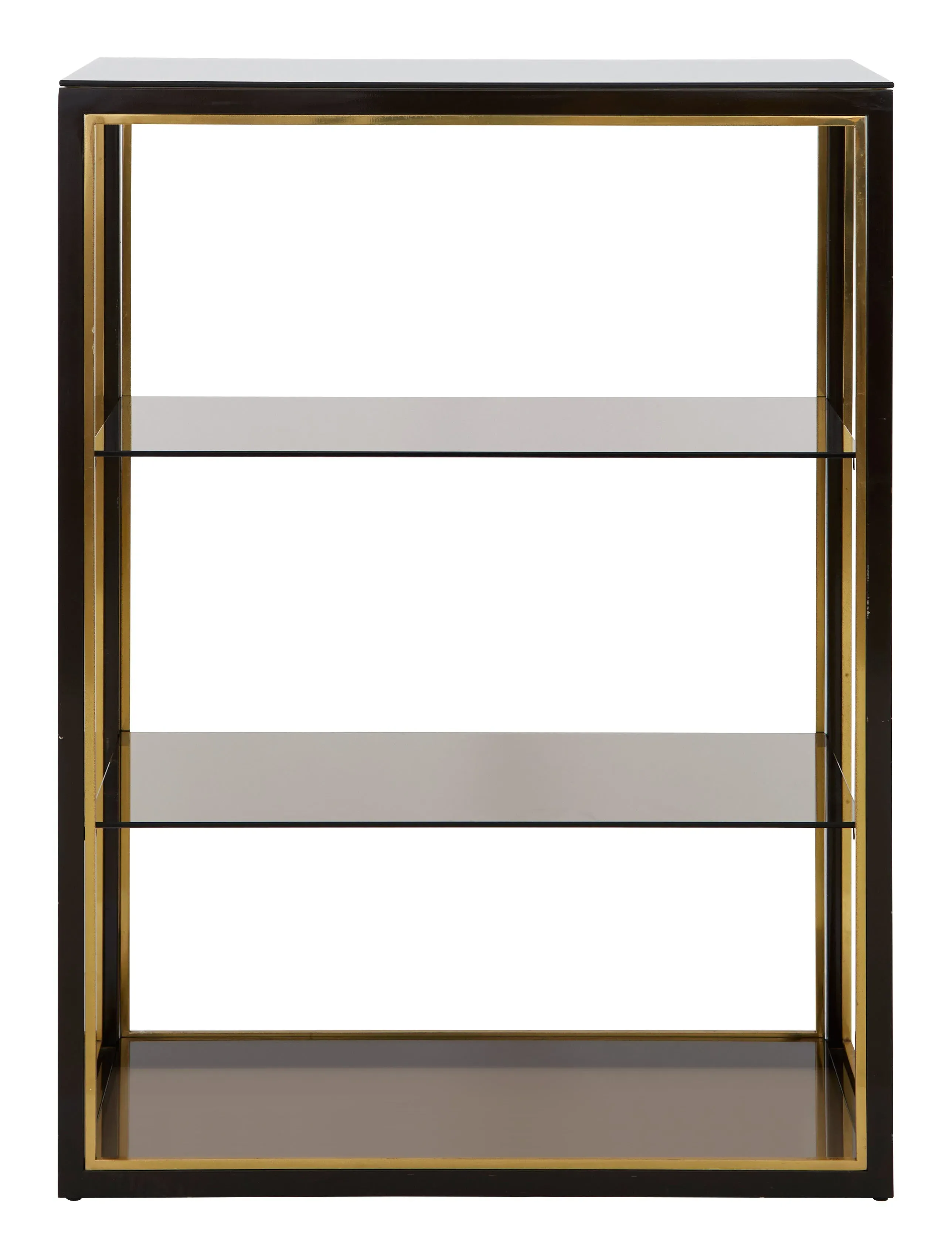 Etagere Shelving Unit - Black, Brass image