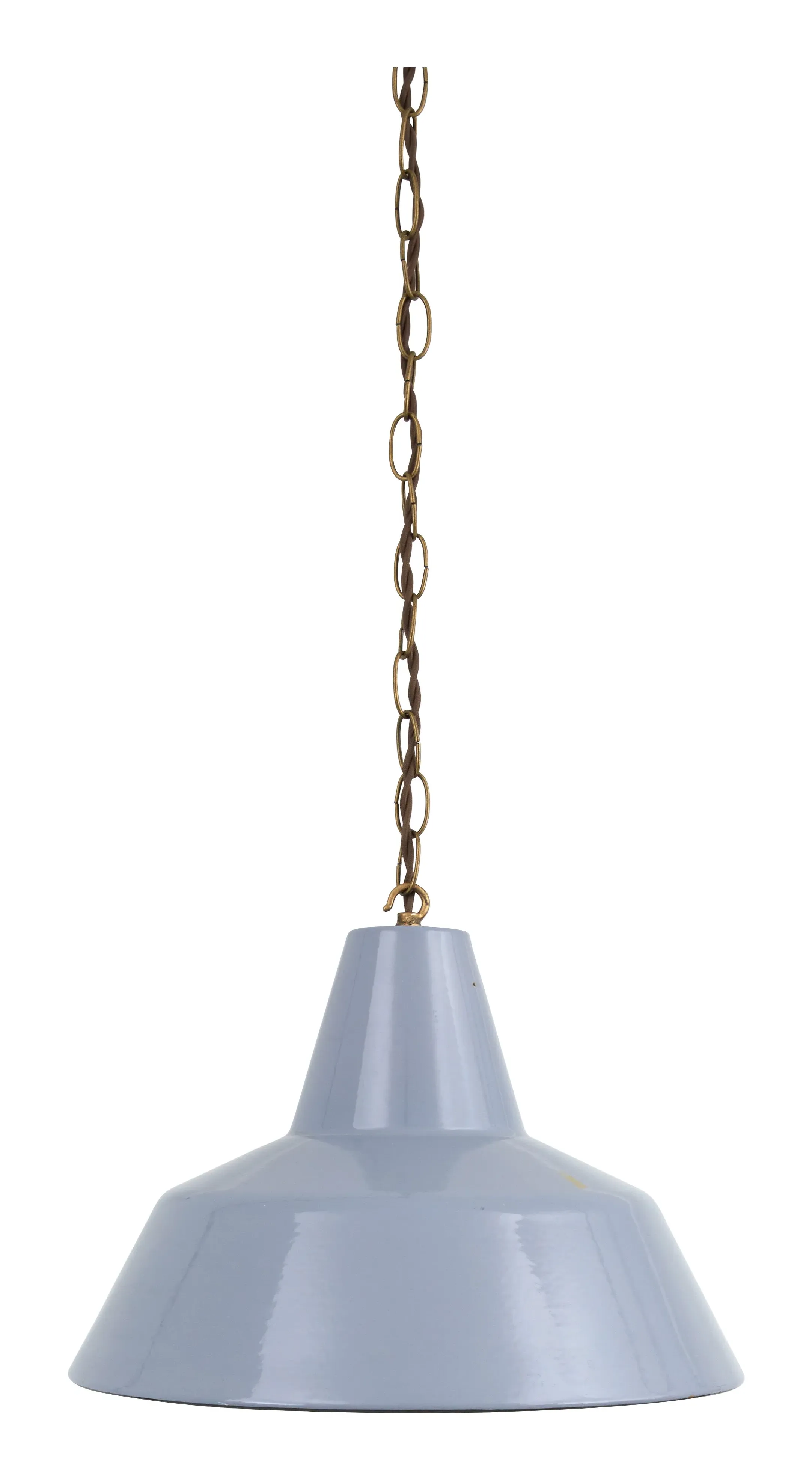 Factory Pendant Light - Grey, Enameled Metal image