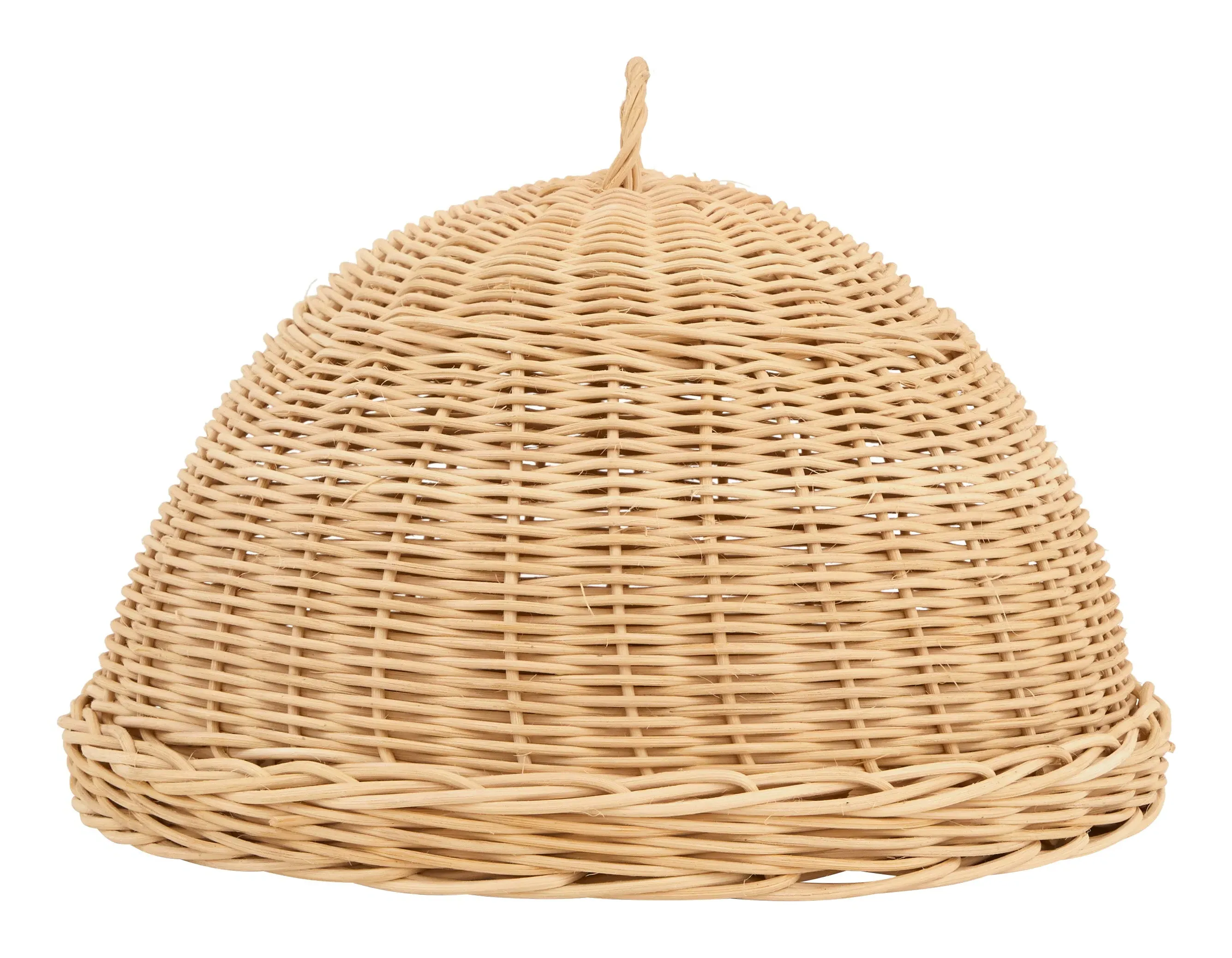 Feast Cloche & Tray - Natural Rattan image