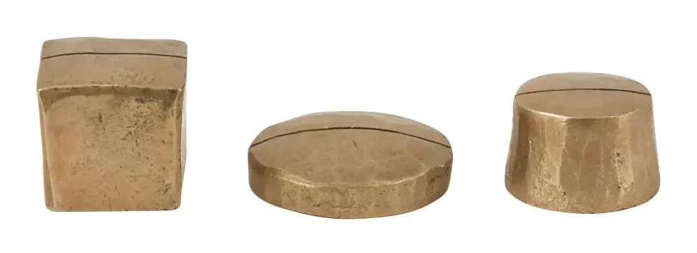 Form Place Card Holders - Brass, Cast Iron