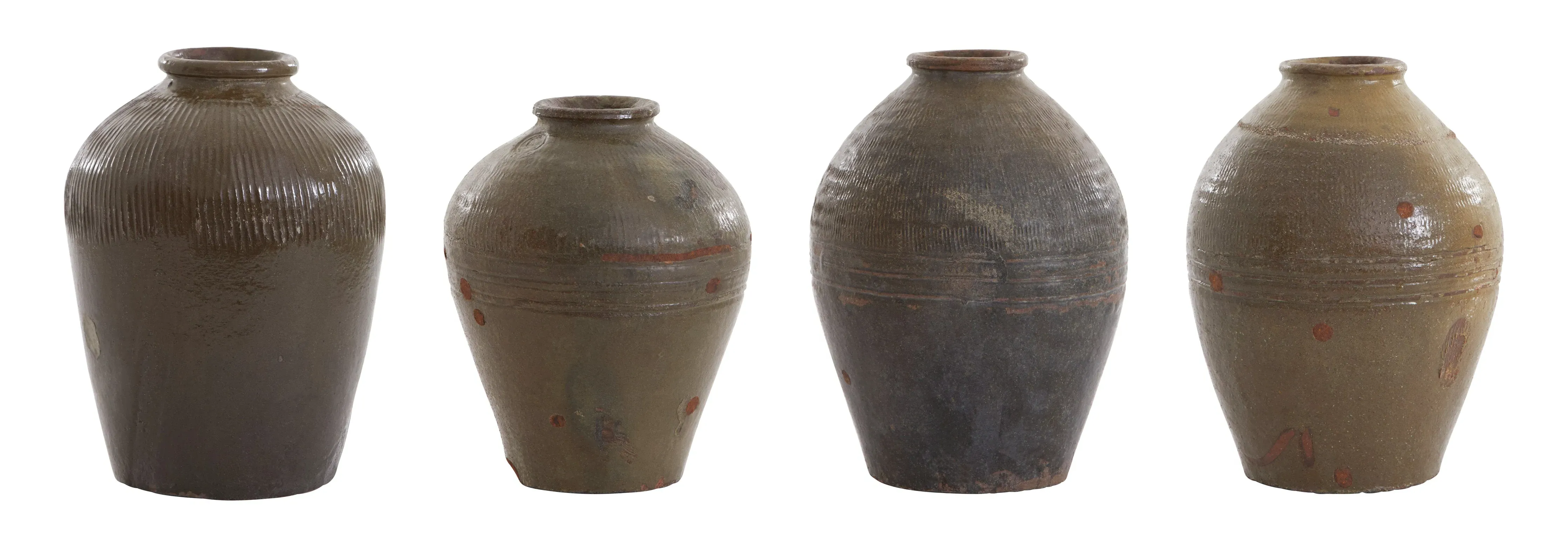 Found Rice Wine Jar - Brown, Ceramic image