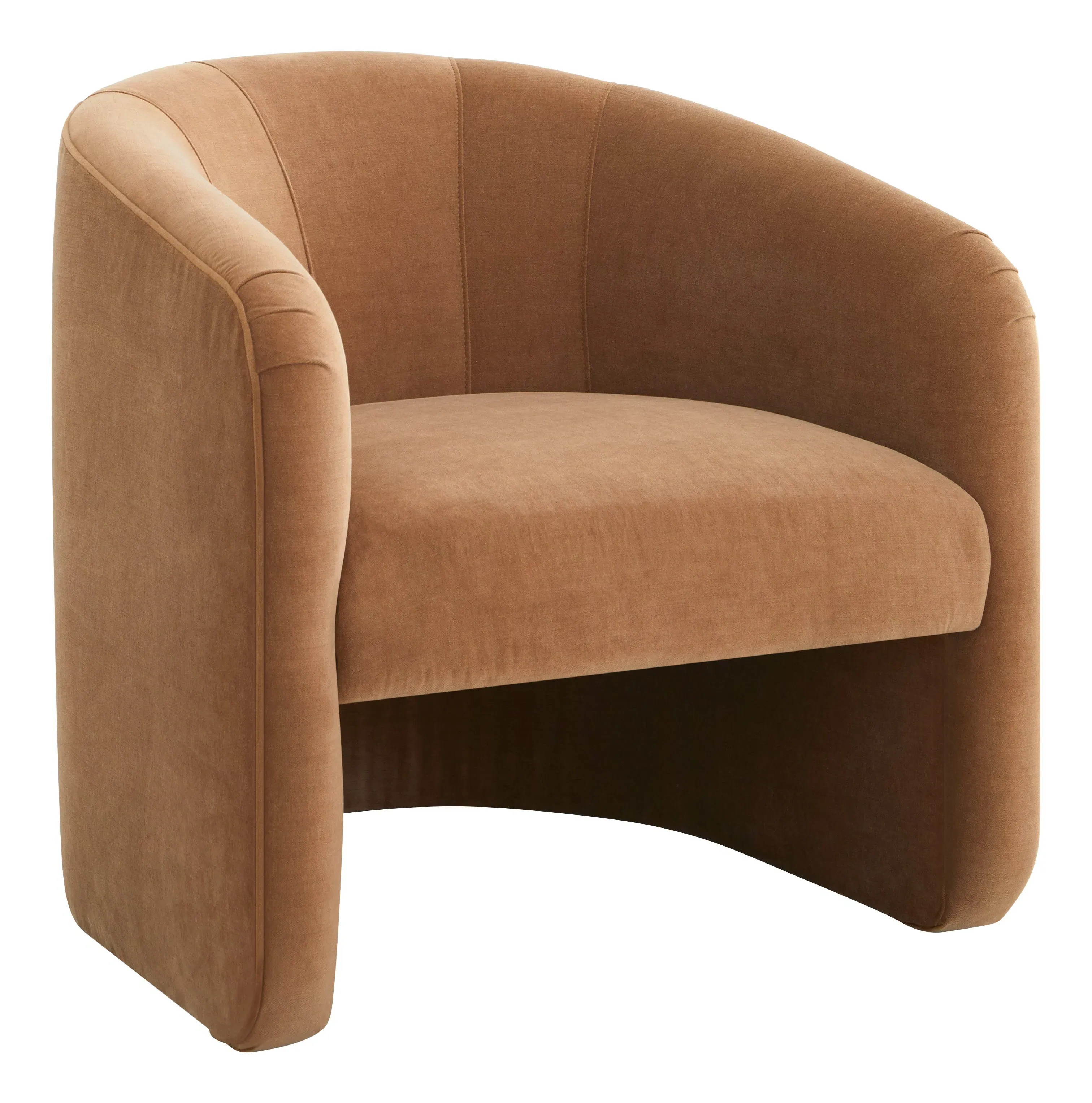 Franz Club Chair - Caramel, Velvet image