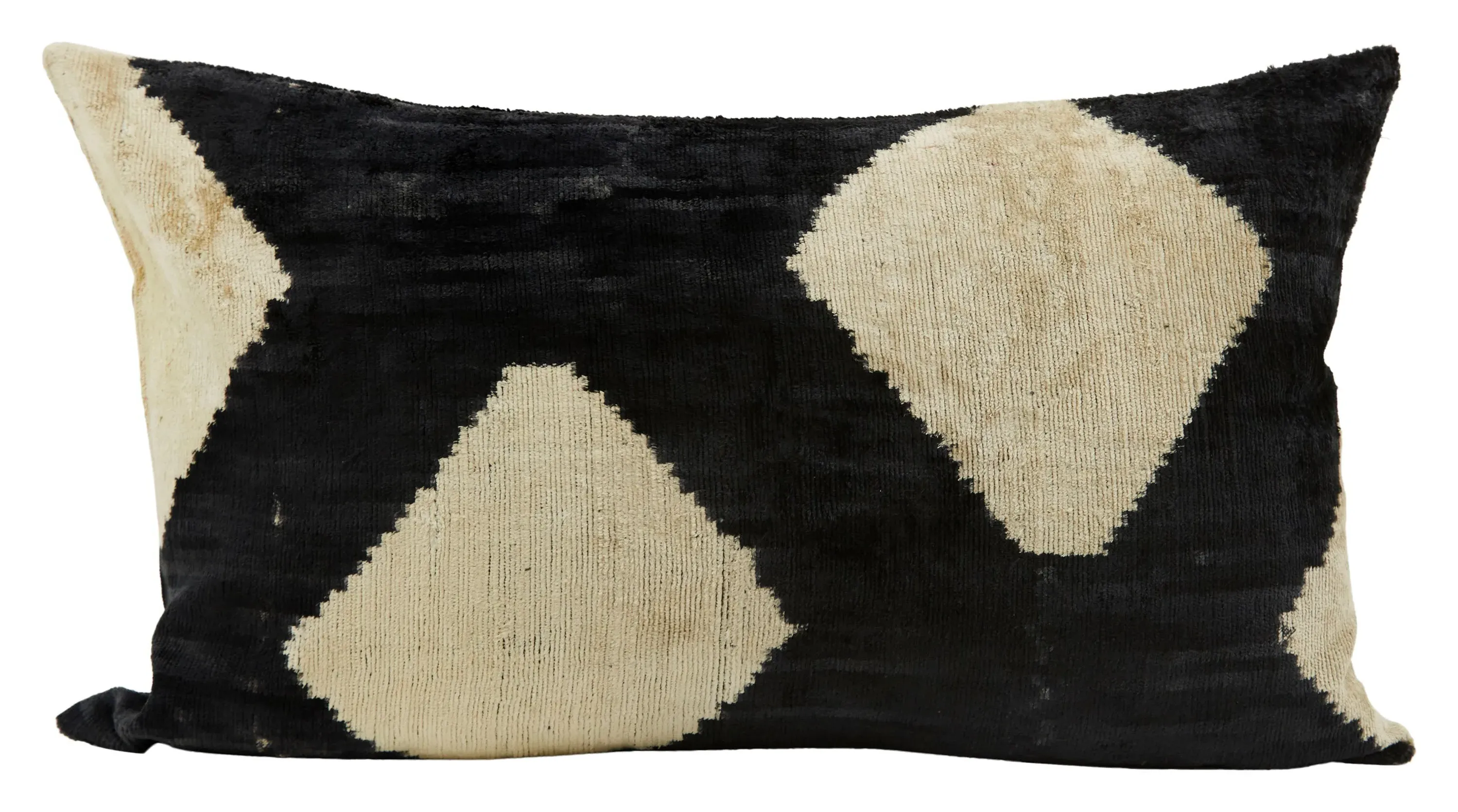 Fritz Pillow - Black, Silk Velvet image