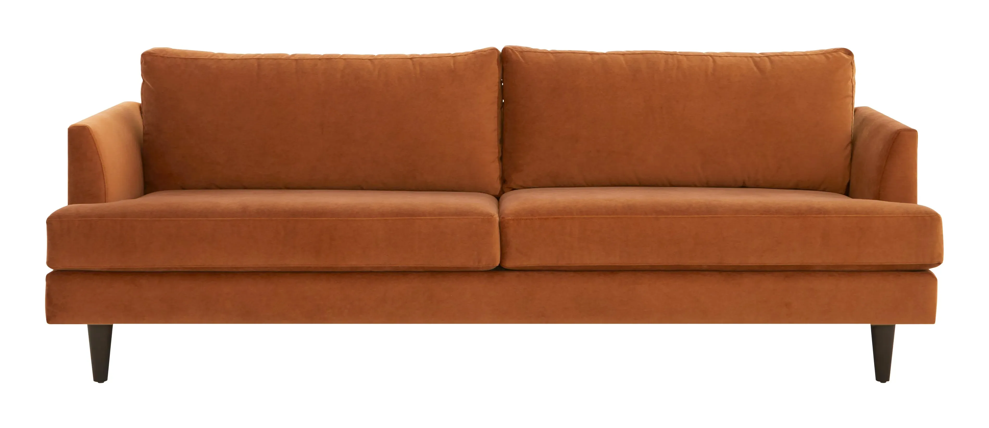Gavin 3-Seater Sofa - Terracotta, Velvet image