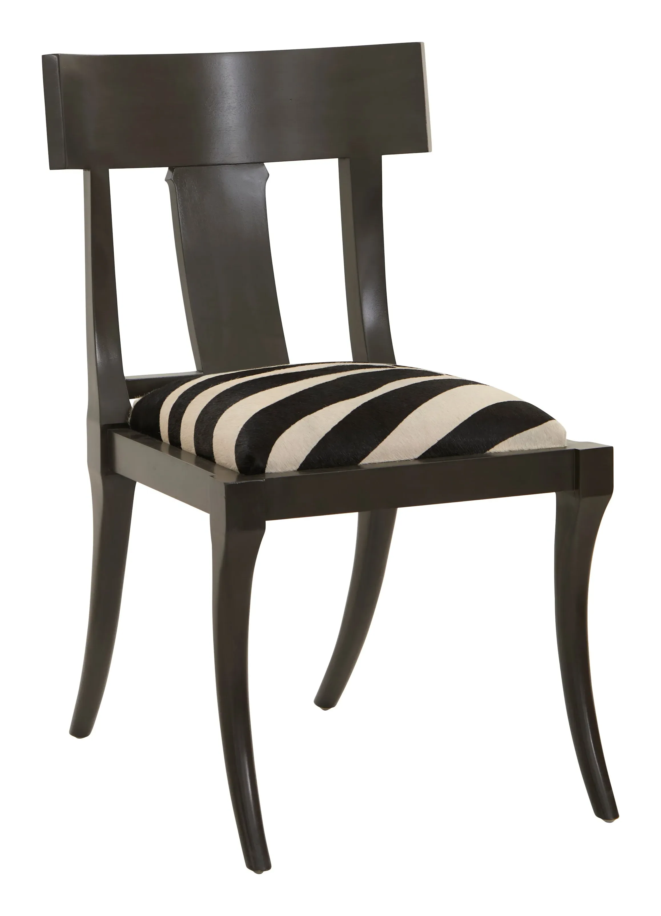 Giselle Zebra Dining Chair - Mahogany