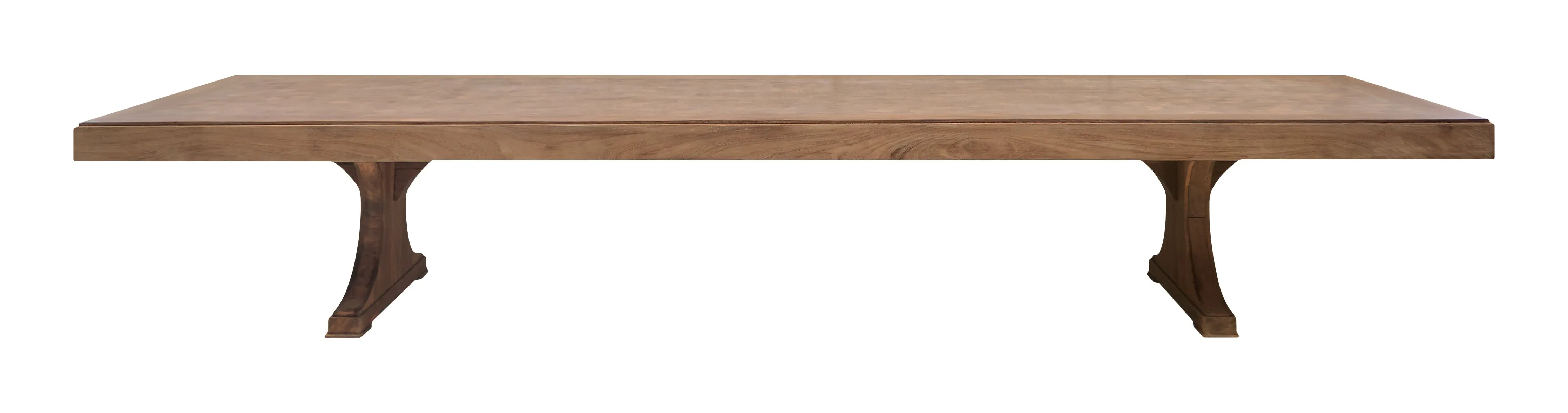 Grand Parquetry Wood Conference Table - Vintage image