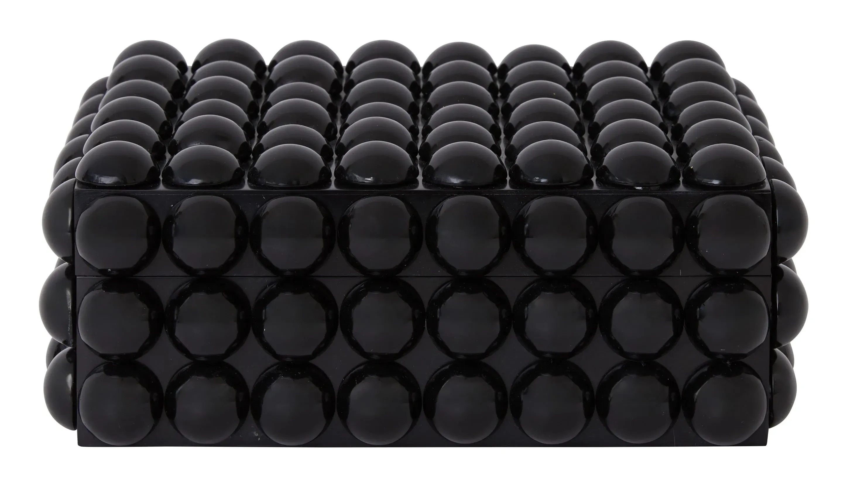 Heta Storage Box with Lid - Black, Resin image