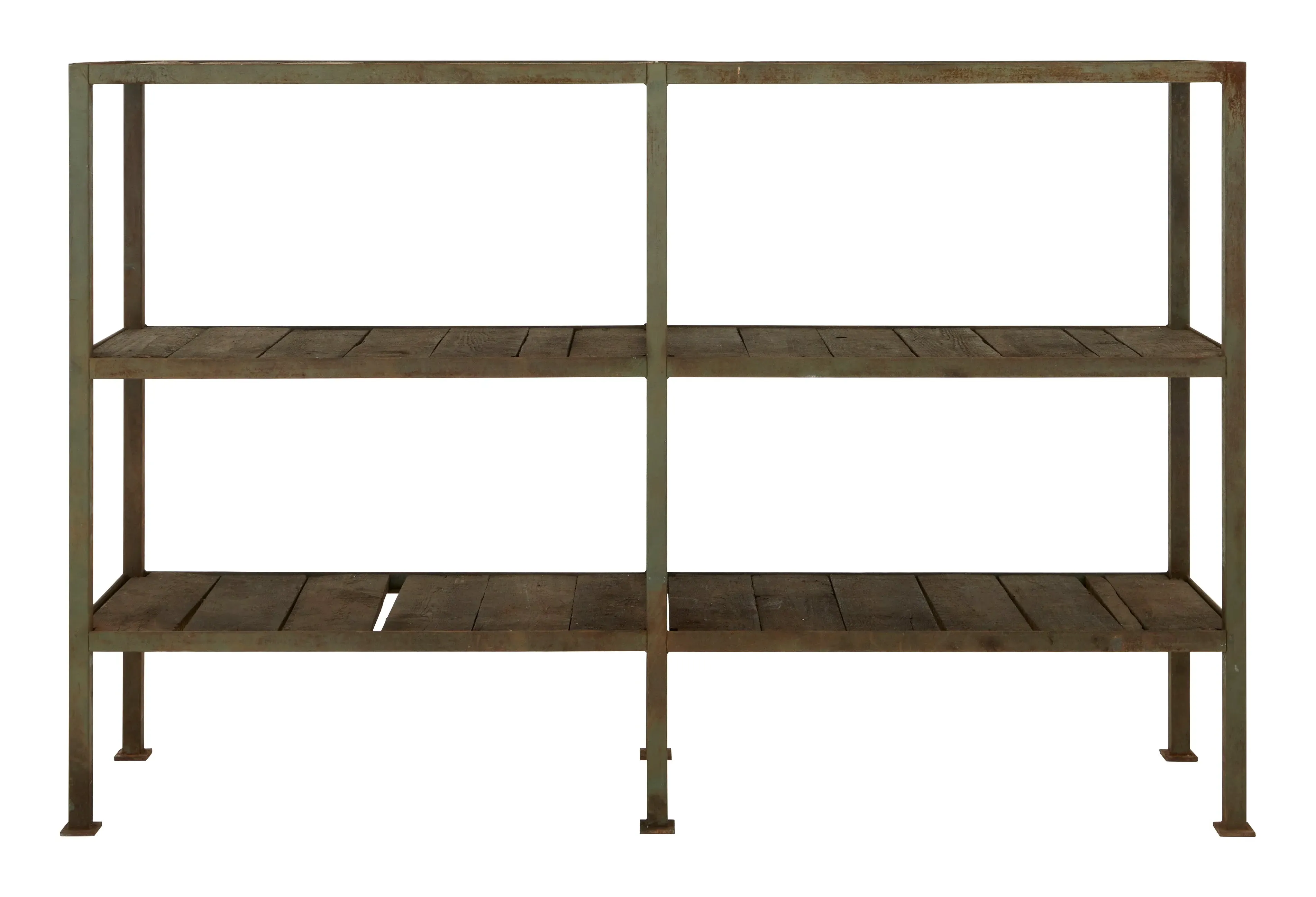Industrial Shelf - Weathered Iron, Wood image
