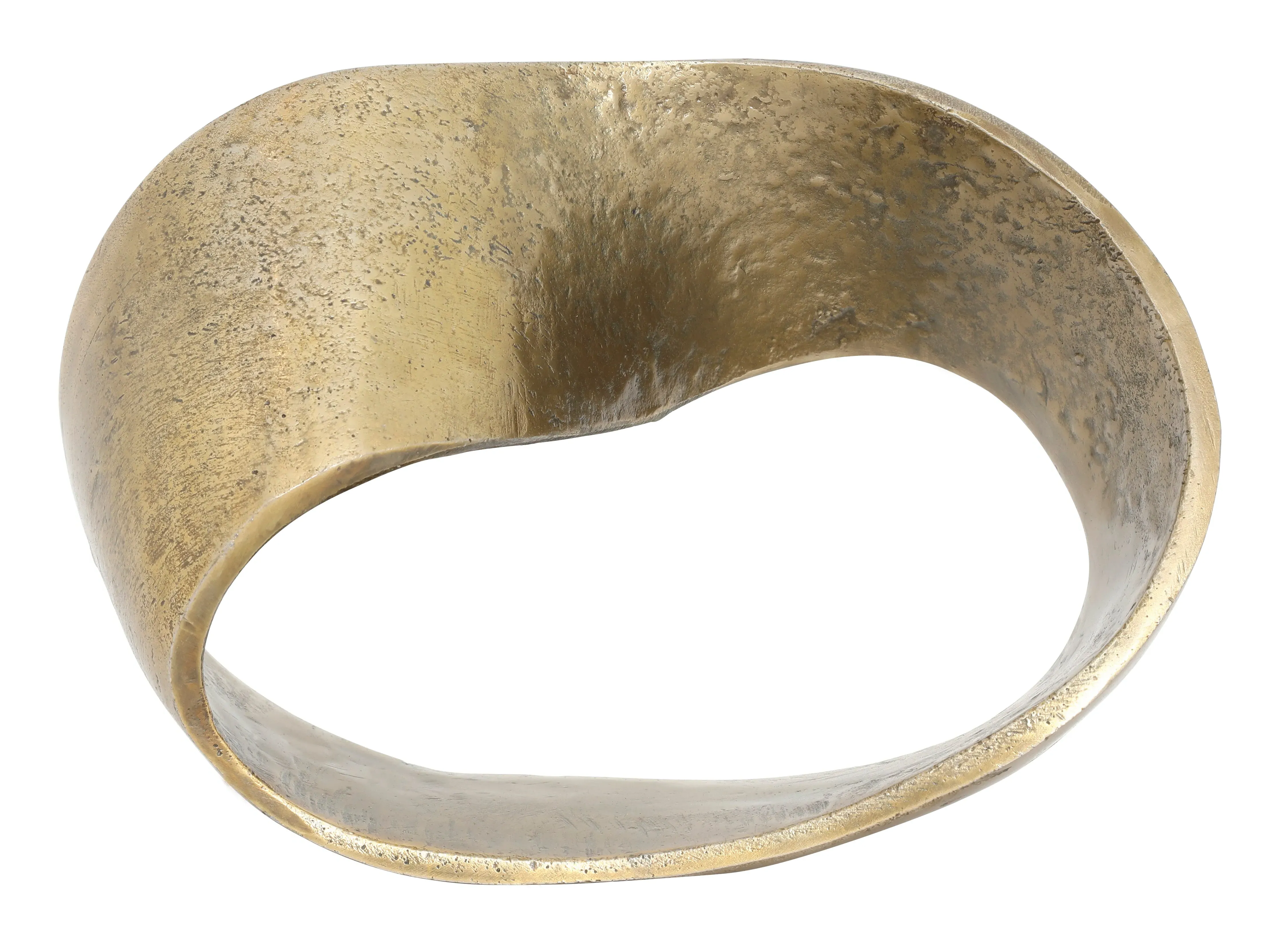 Infinity Object Tabletop Sculpture - Brass, Cast Aluminum image