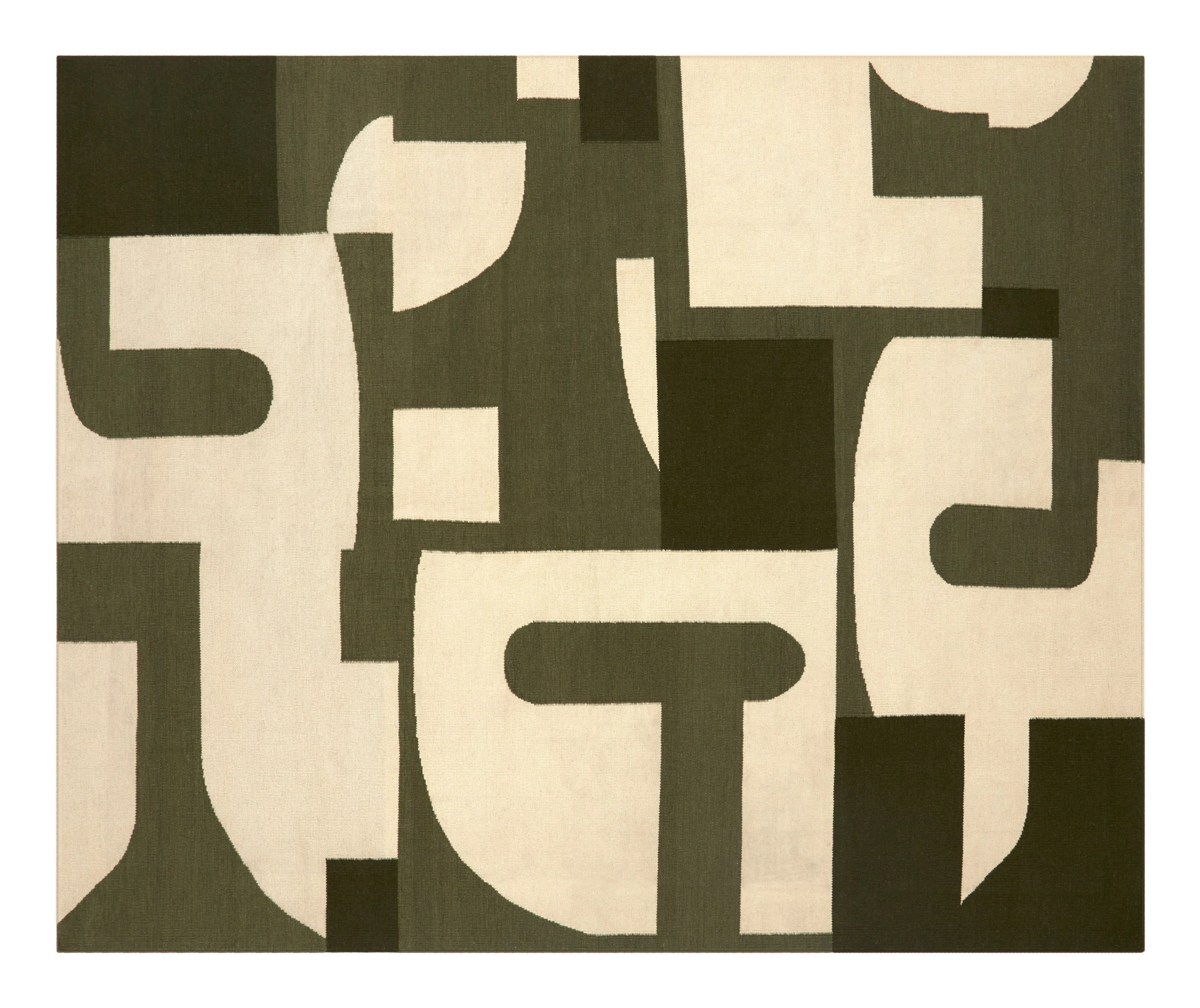 Ingmar Flatweave Rug - Cream, Cotton Wool