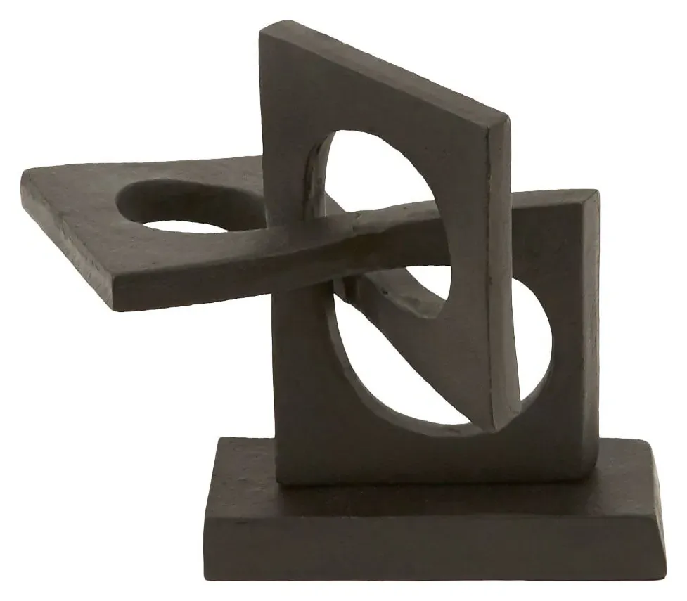Intersect Abstract Sculpture - Bronze, Iron image