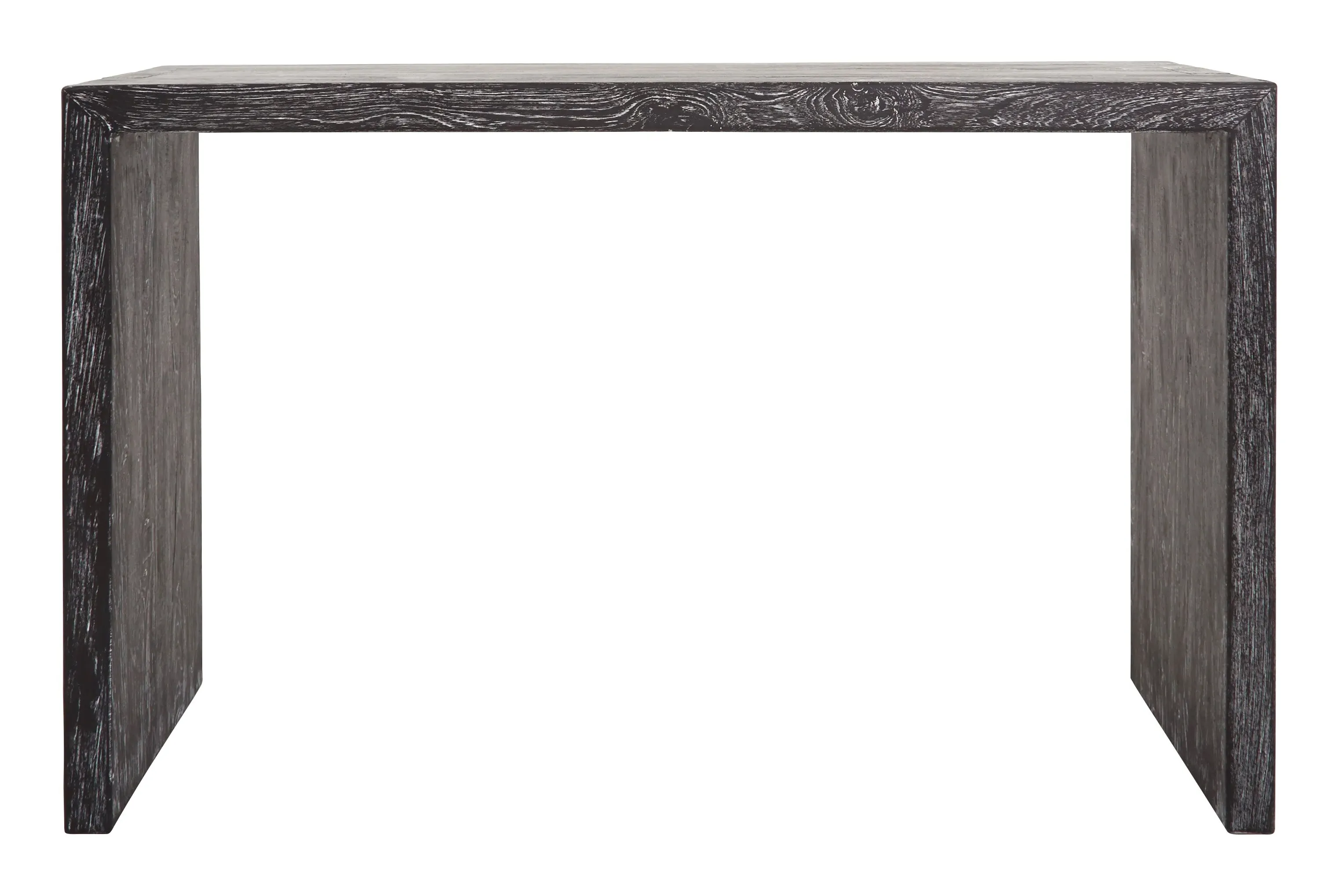 Jett Console Table - Black, Teak image