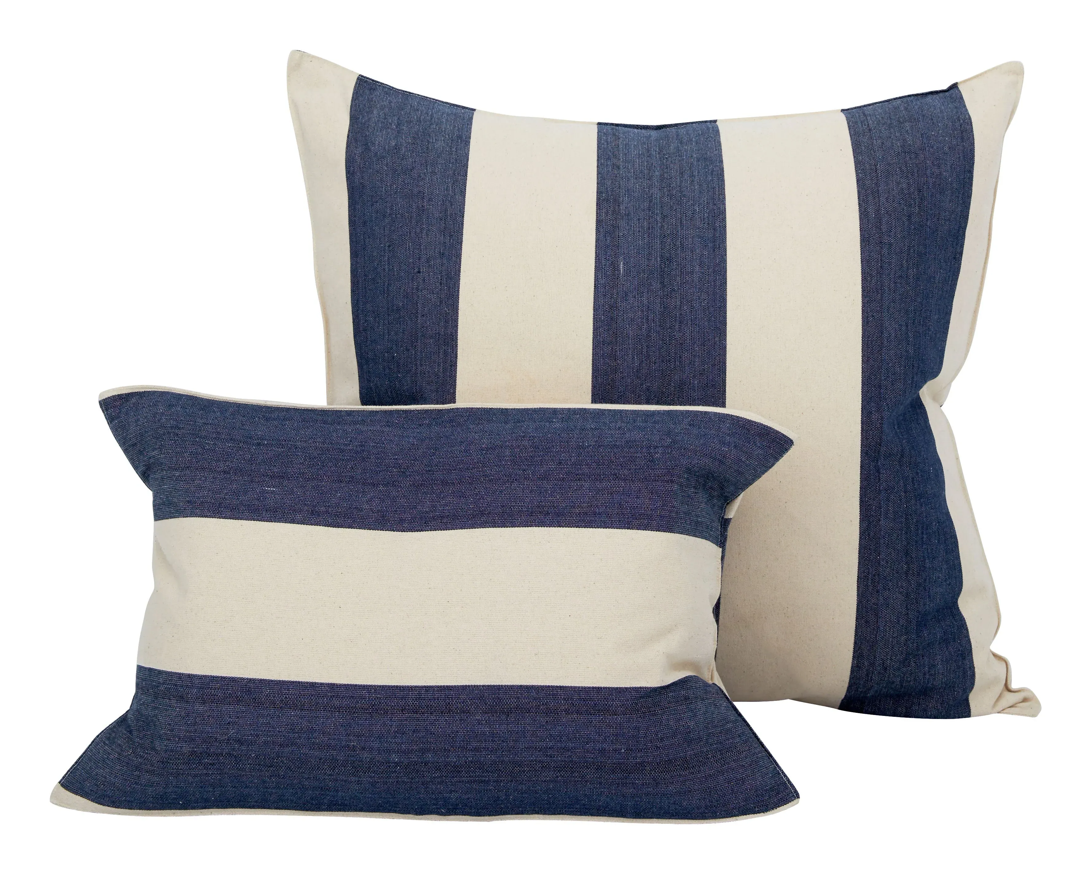 JH X Tensira Aubrey Throw Pillows - Indigo, Cotton