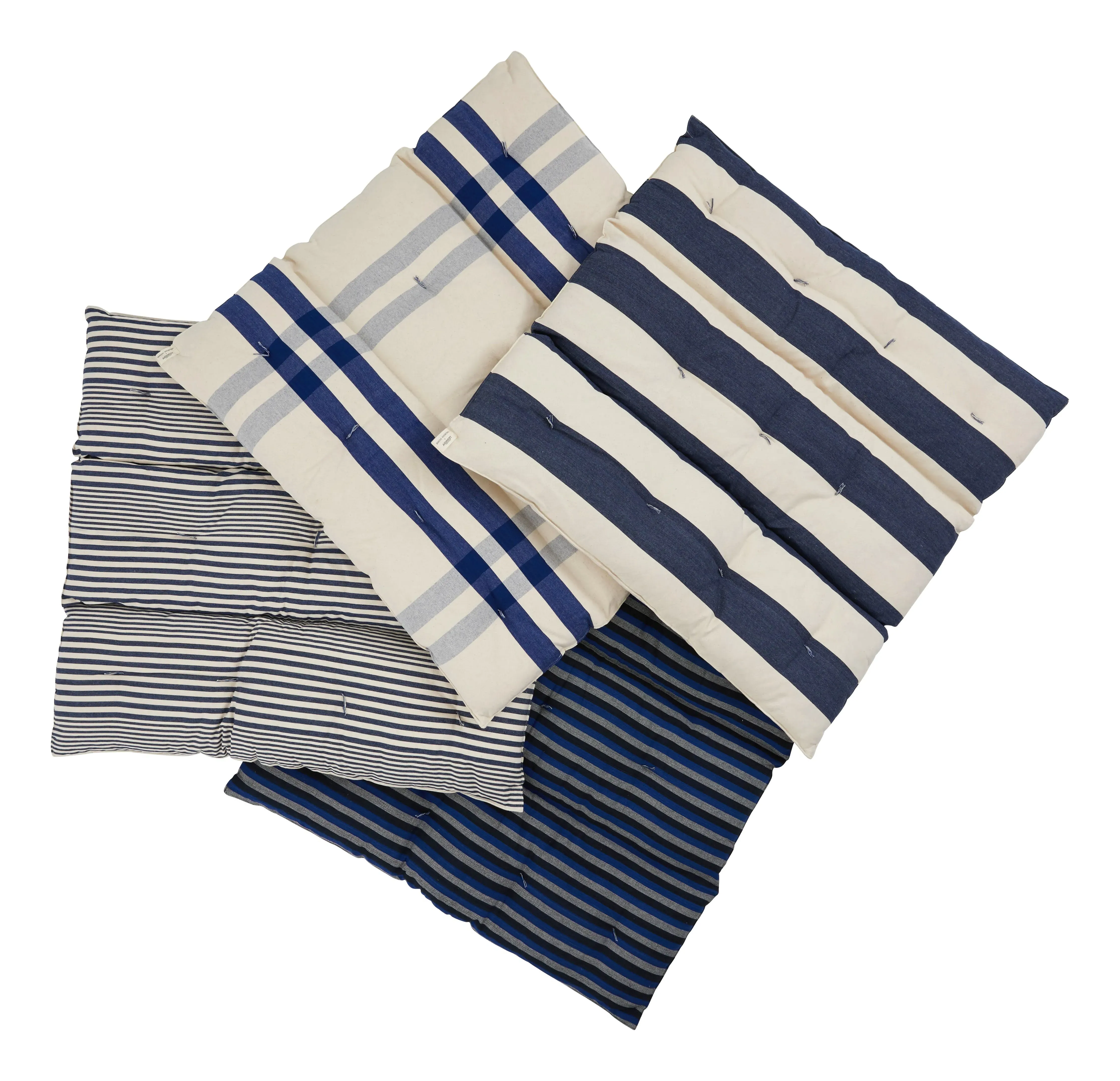 JH X Tensira Floor Cushions - Indigo, Cotton