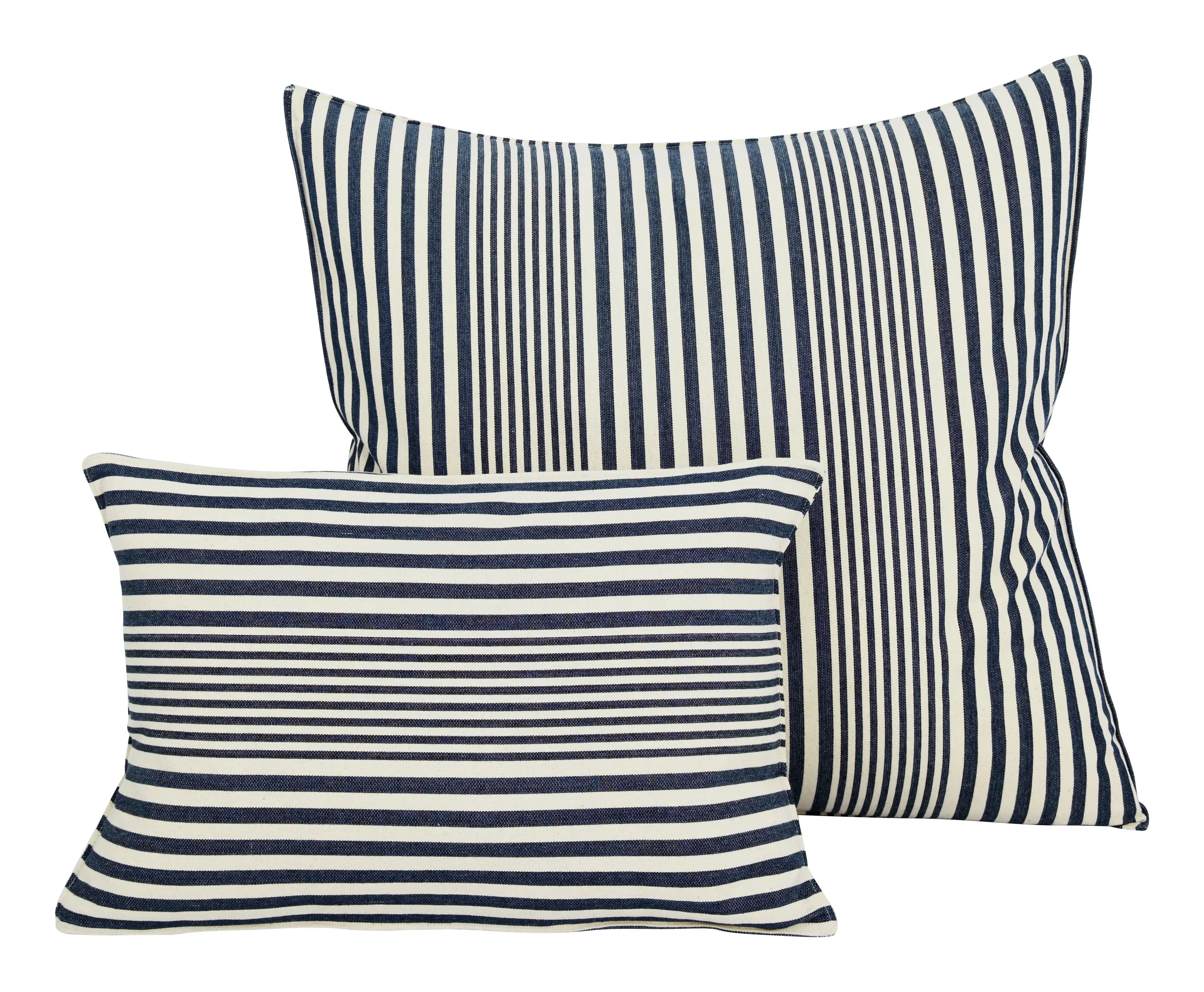 JH X Tensira Kendall Throw Pillows - Indigo, Cotton
