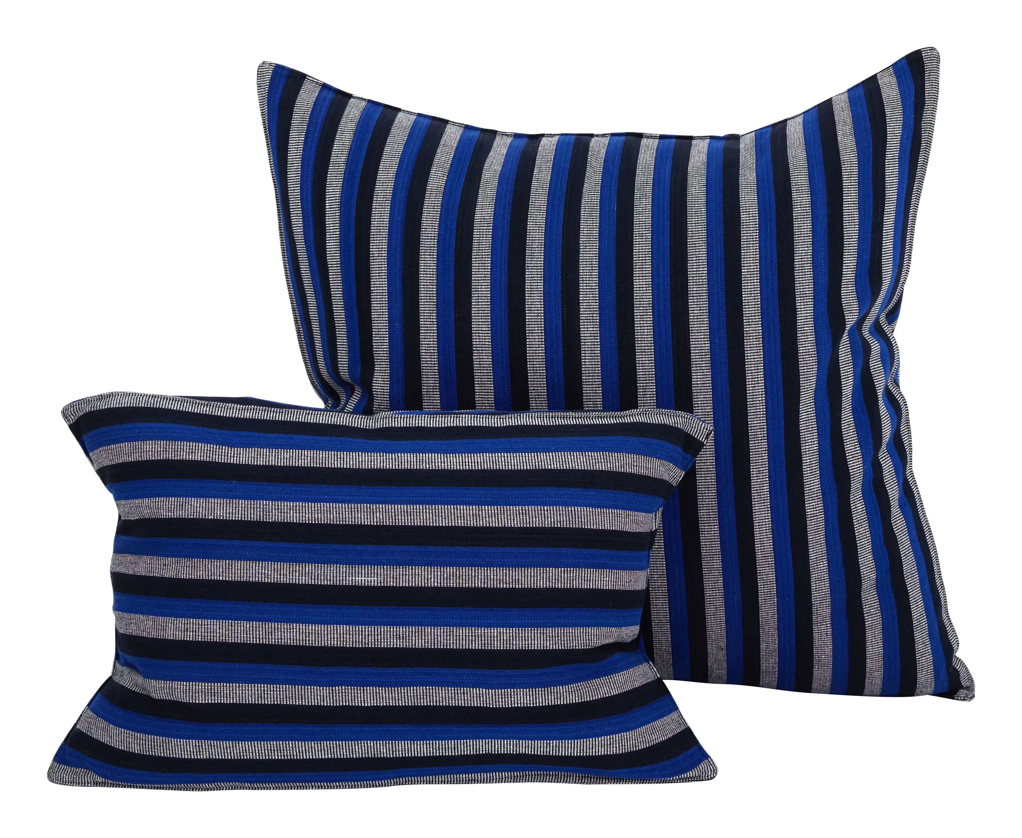 JH X Tensira Porter Throw Pillows - Indigo, Cotton