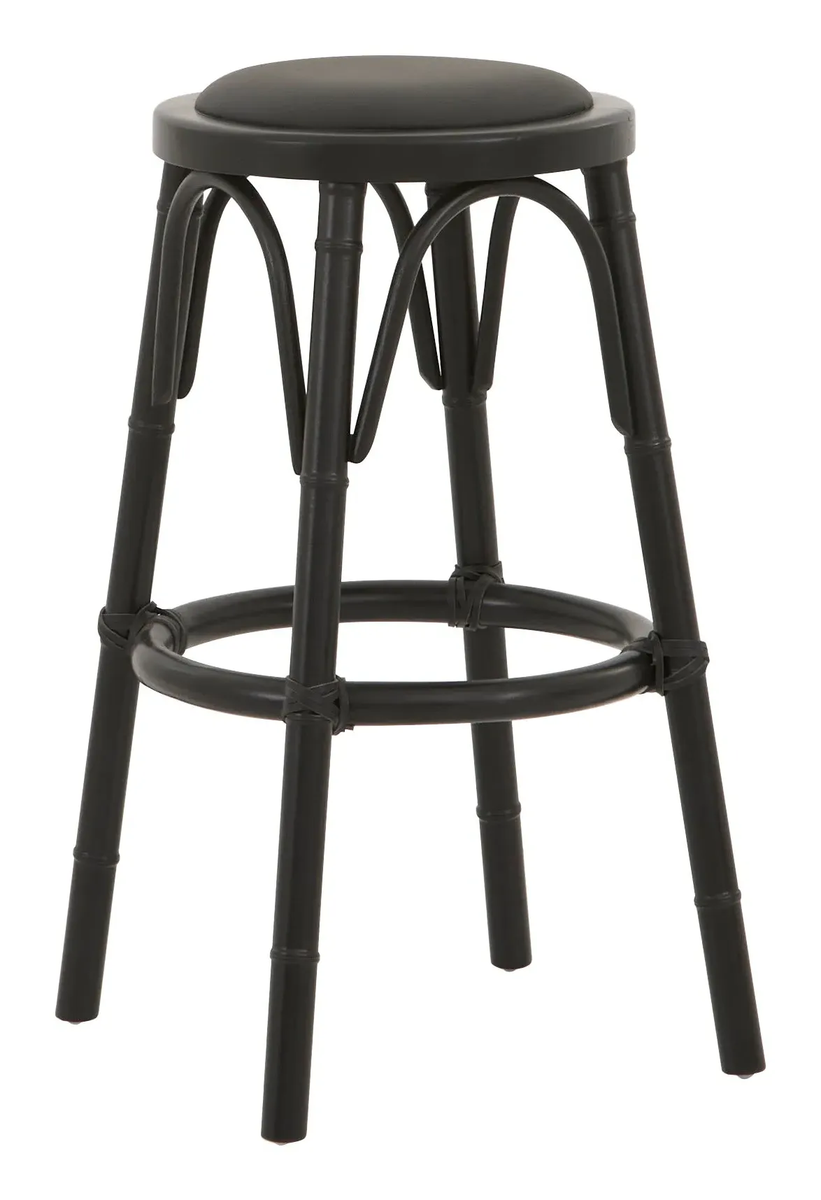 Karim Counter Stool - Black, Beechwood image