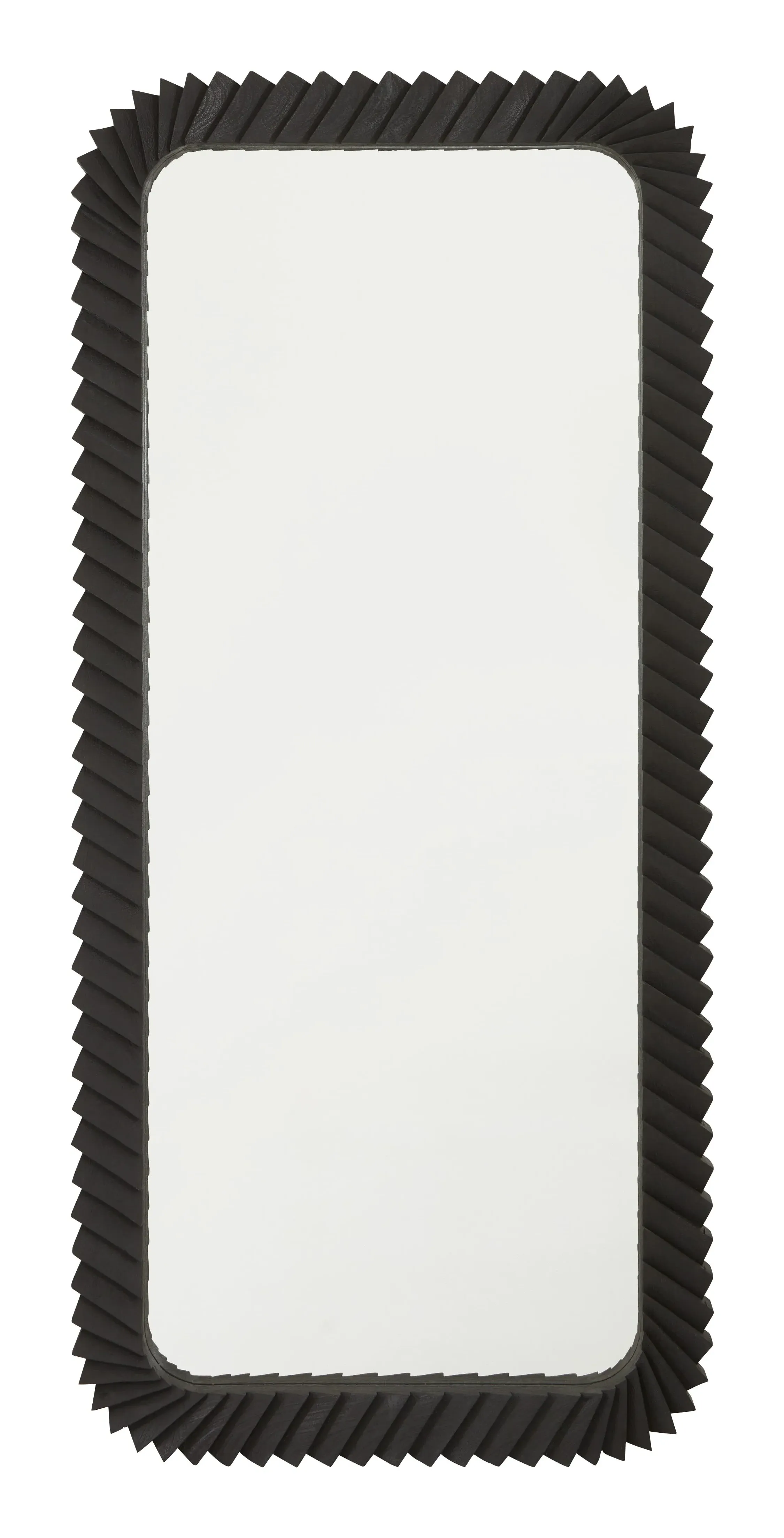 Knox Floor Mirror - Charcoal, Mango Wood image