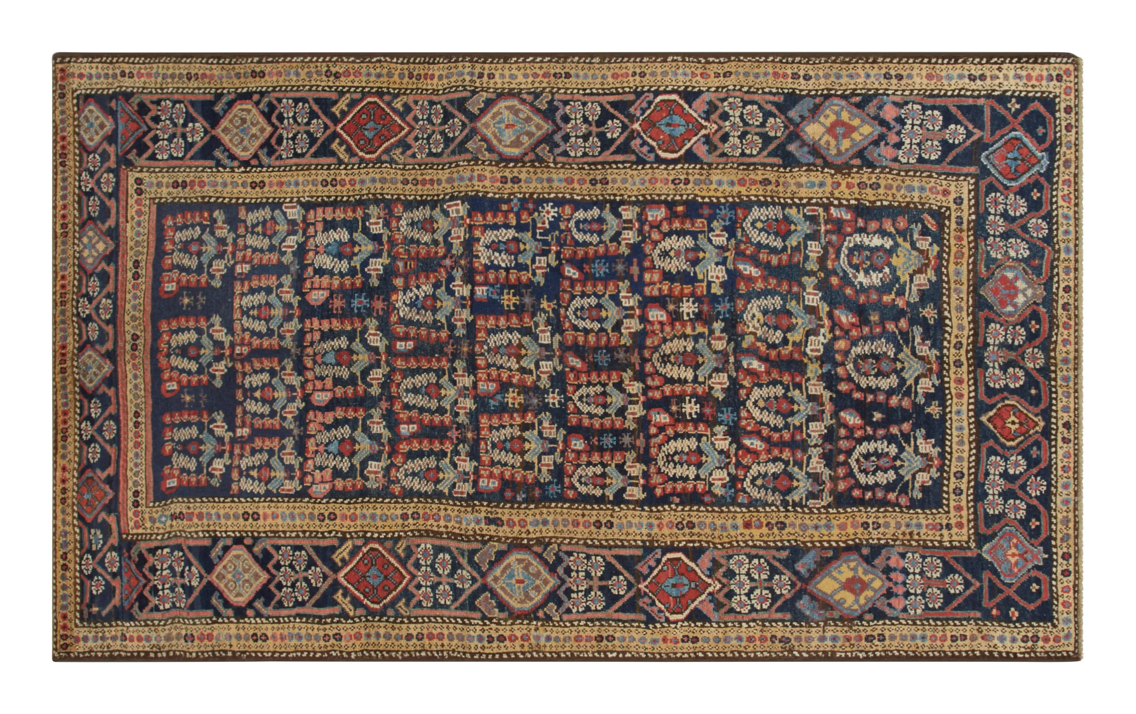 Kurd Area Rug - Geometric Pattern, Vegetable Dyed Wool image