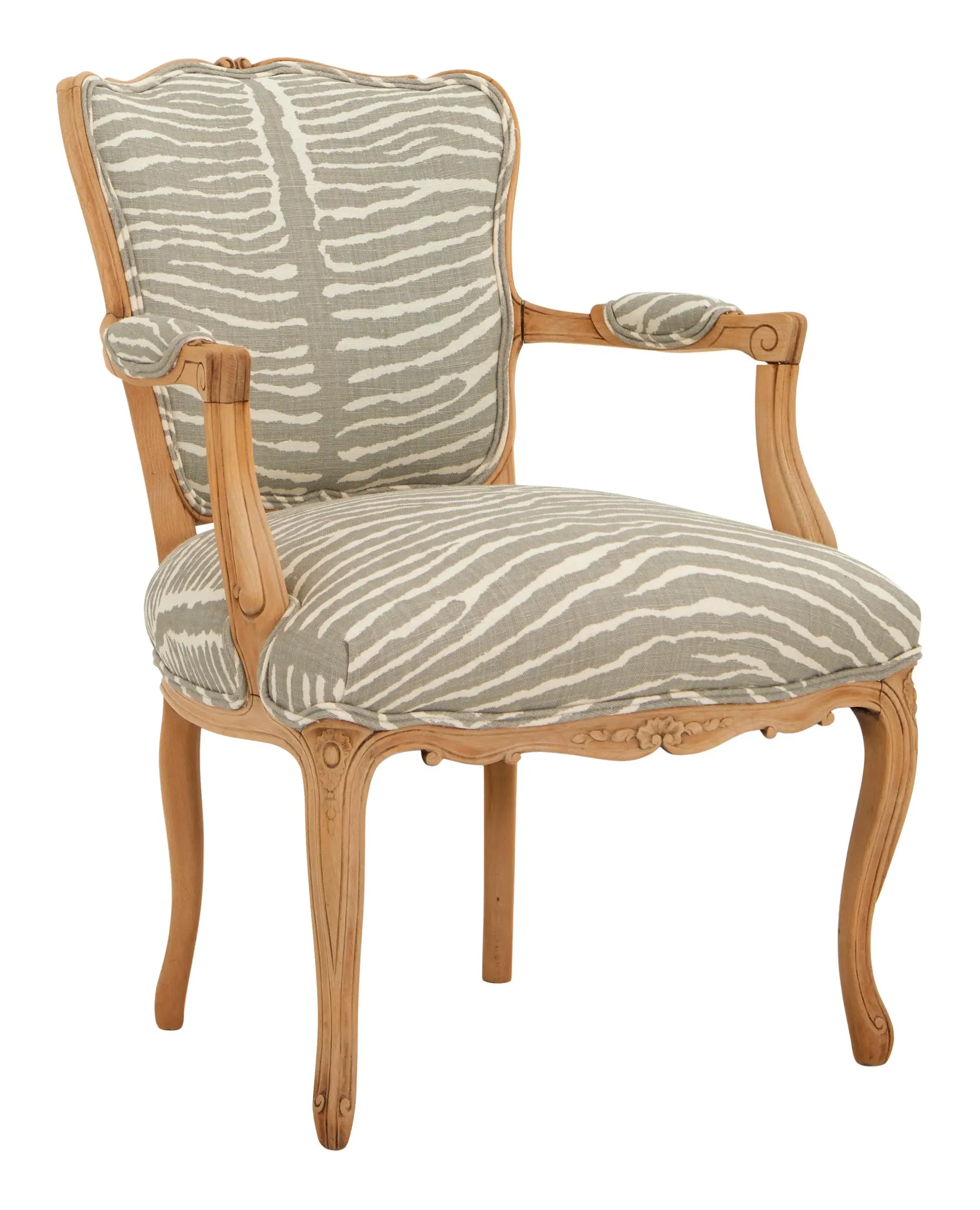 Le Zebre Armchair - Pewter, Linen image