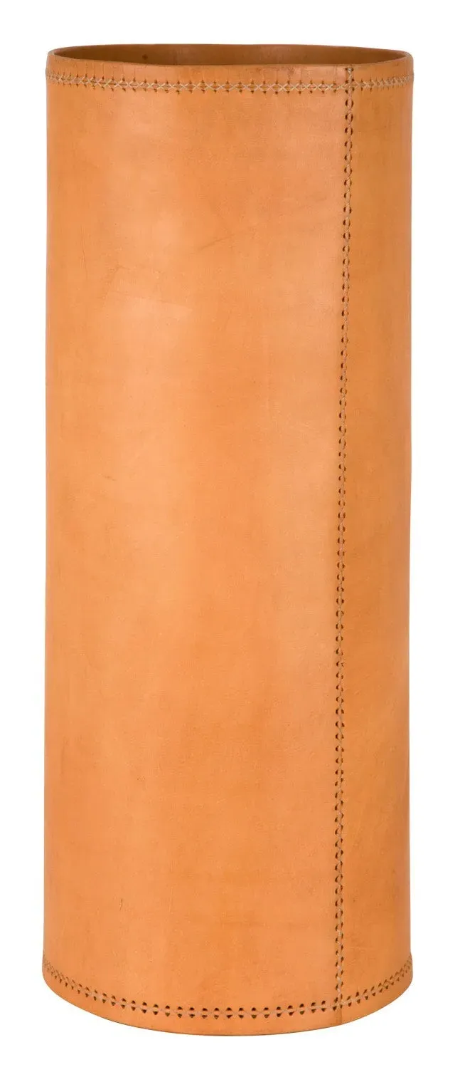 Leather Umbrella Stand - Natural image