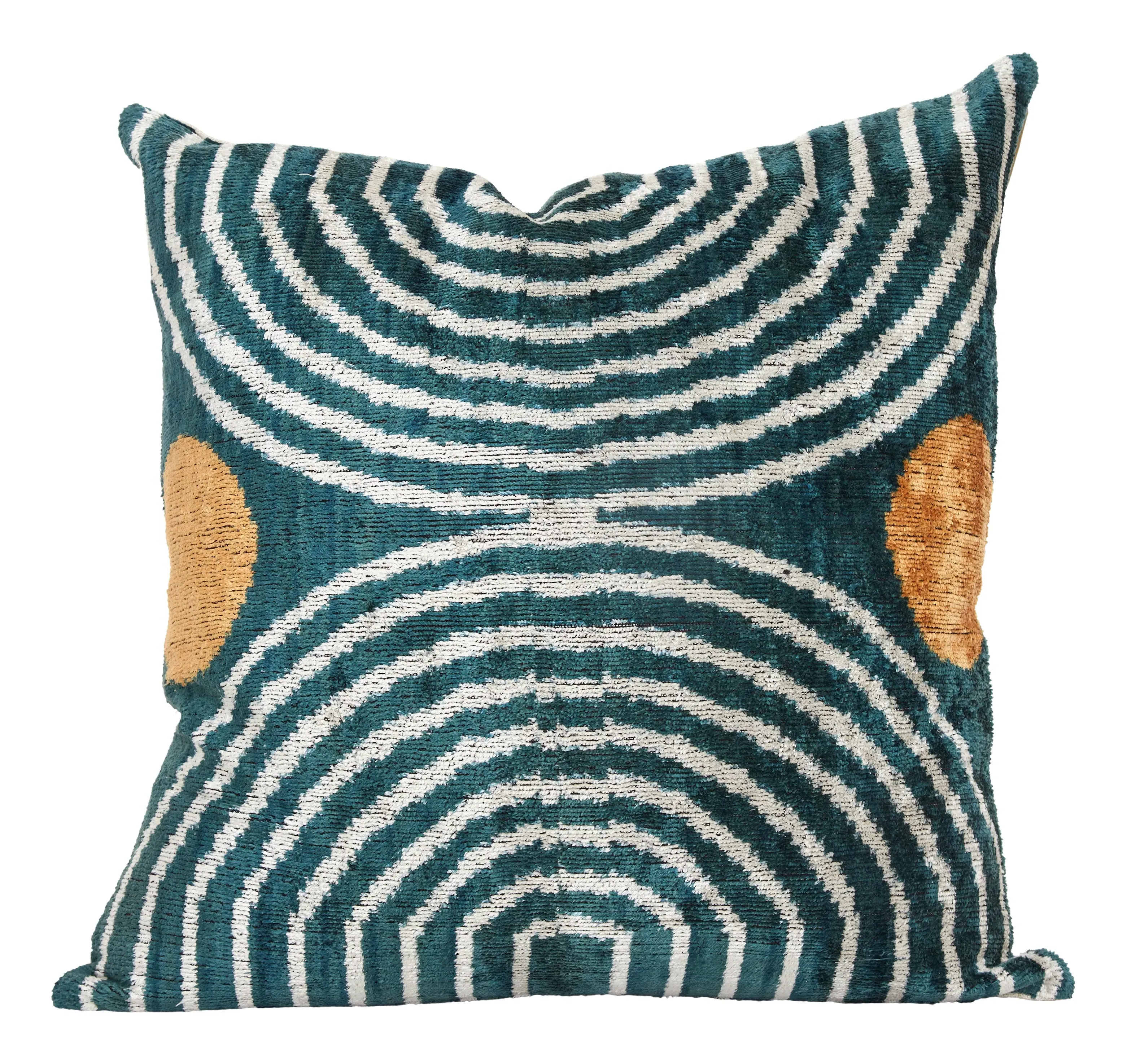 Leia Pillow - Teal, Silk Velvet image