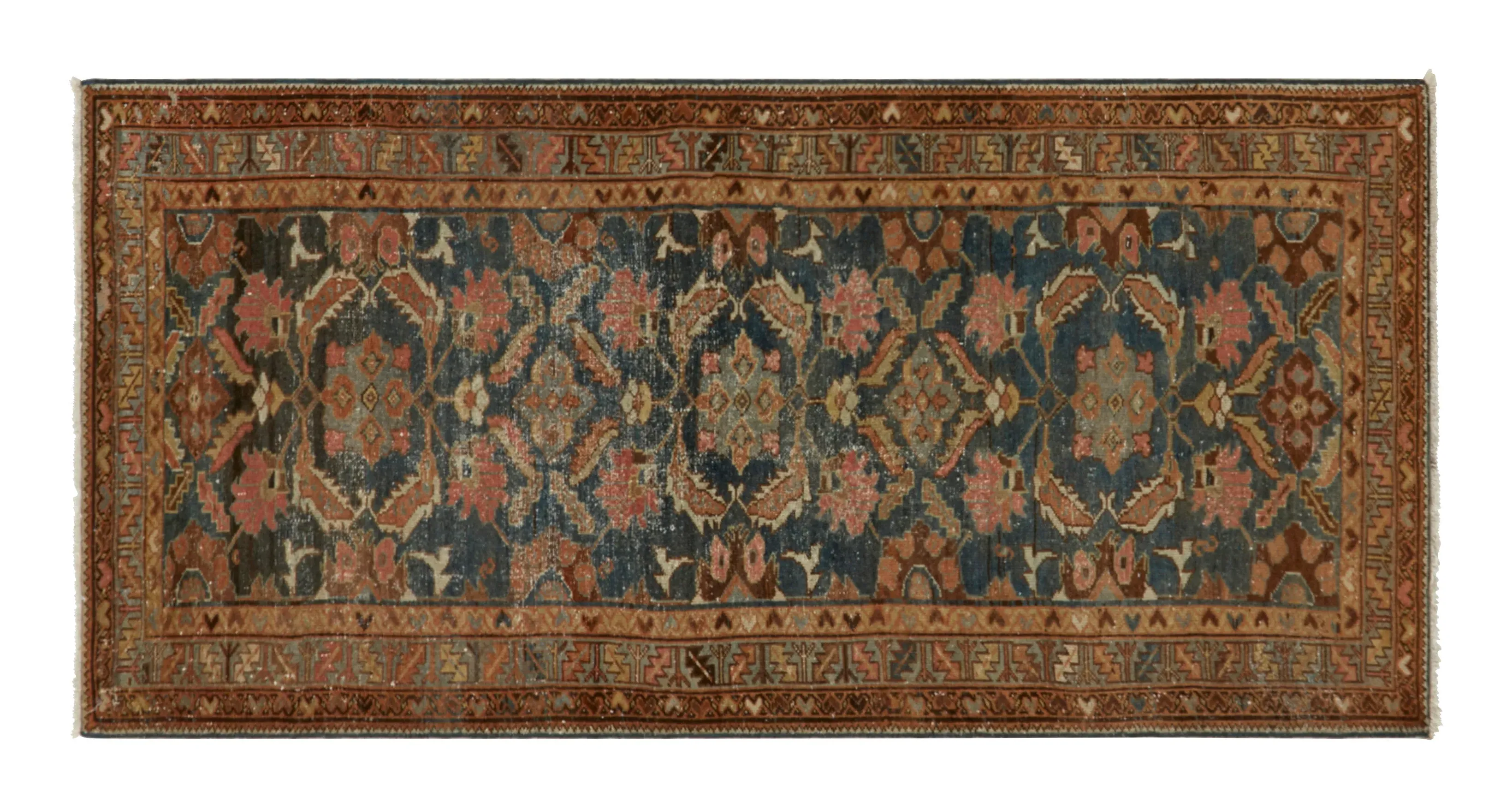 Lilian Rug with Central Medallion - Navy, Wool image
