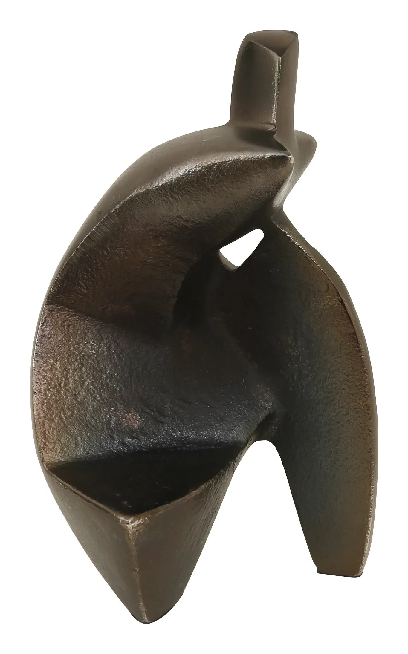 Lore Abstract Sculpture - Black, Aluminum image