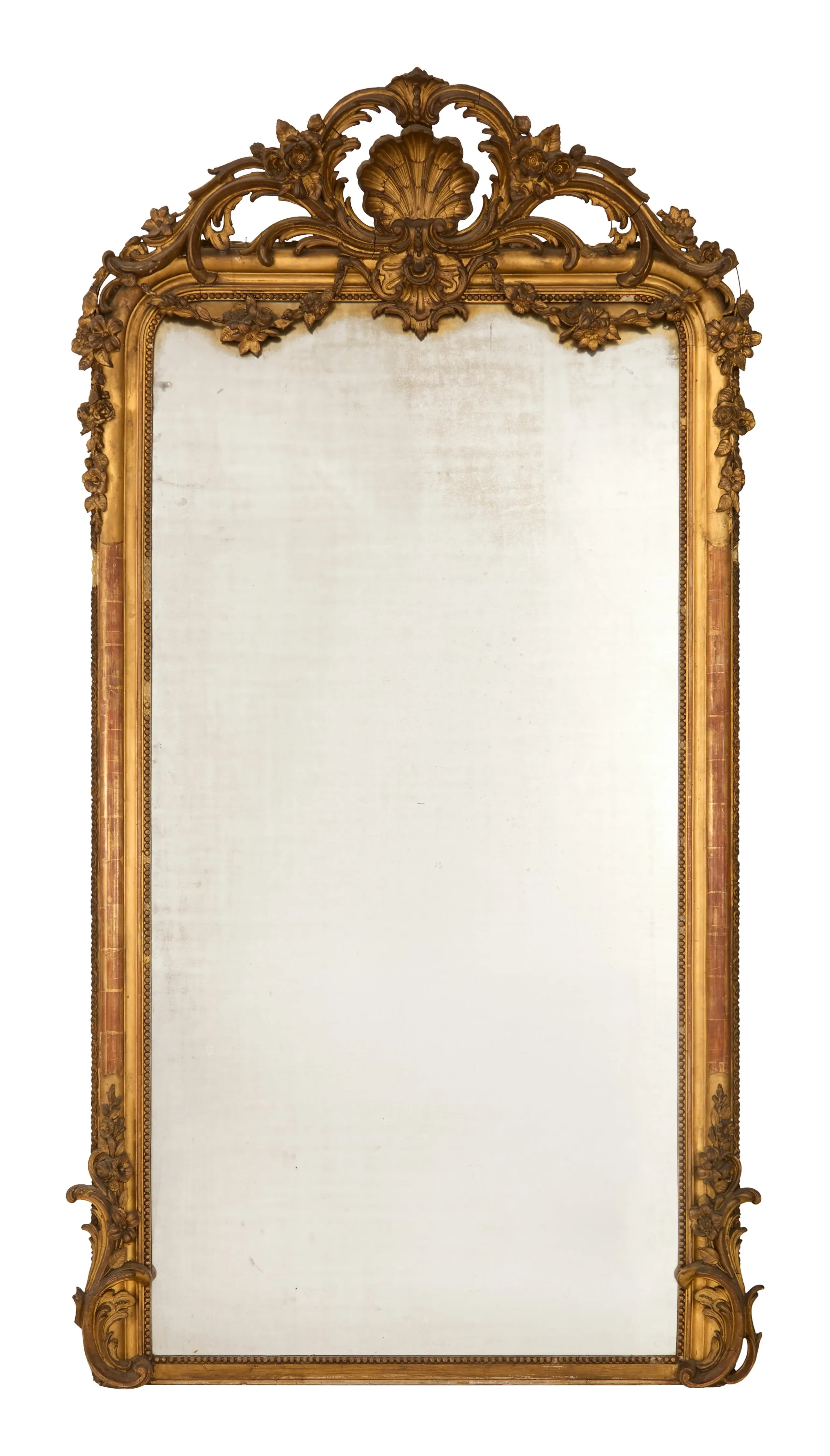 Louis Philippe Floor Mirror - Gilt image