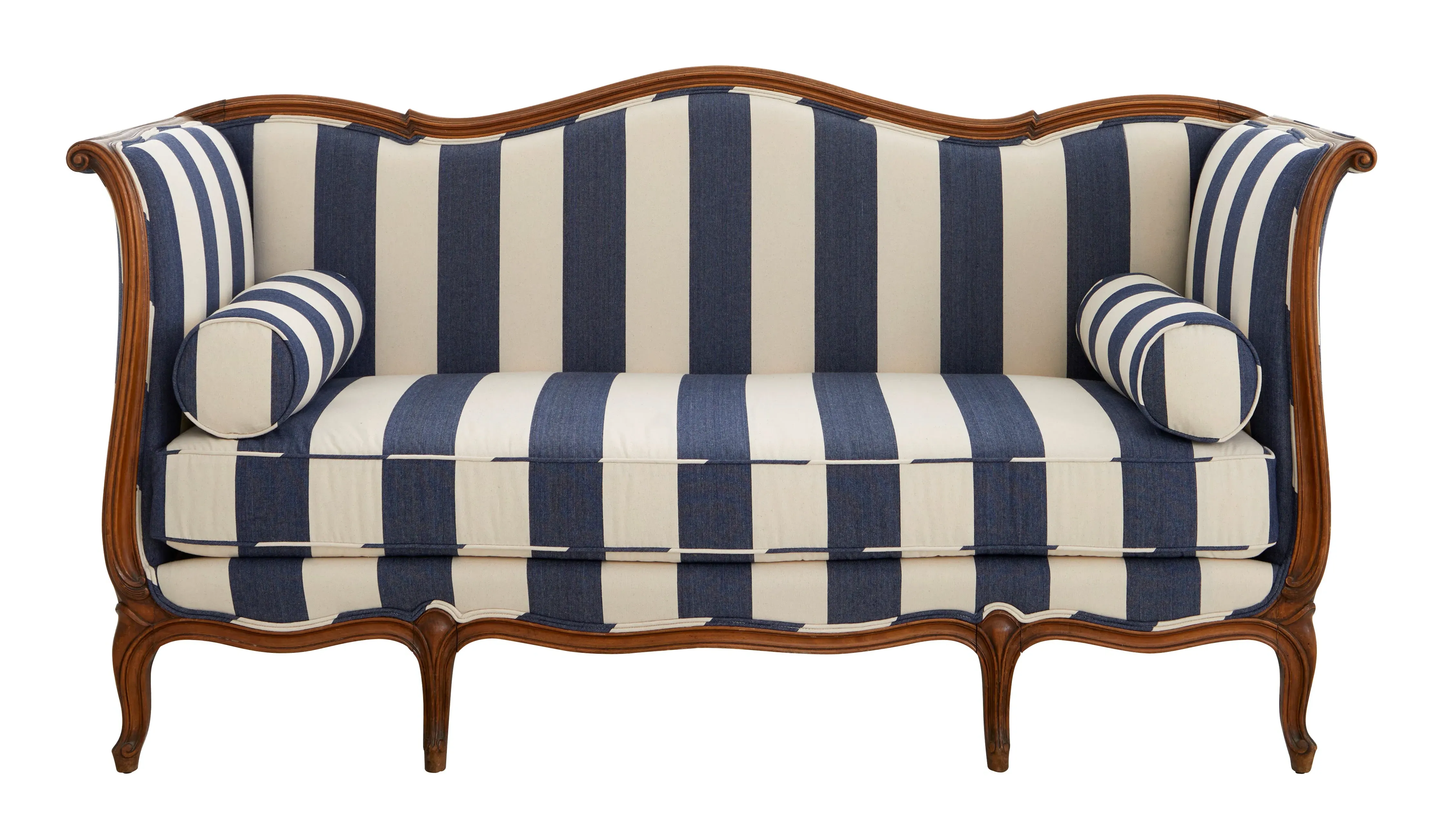 Louis XVI Canape - Striped Cotton image
