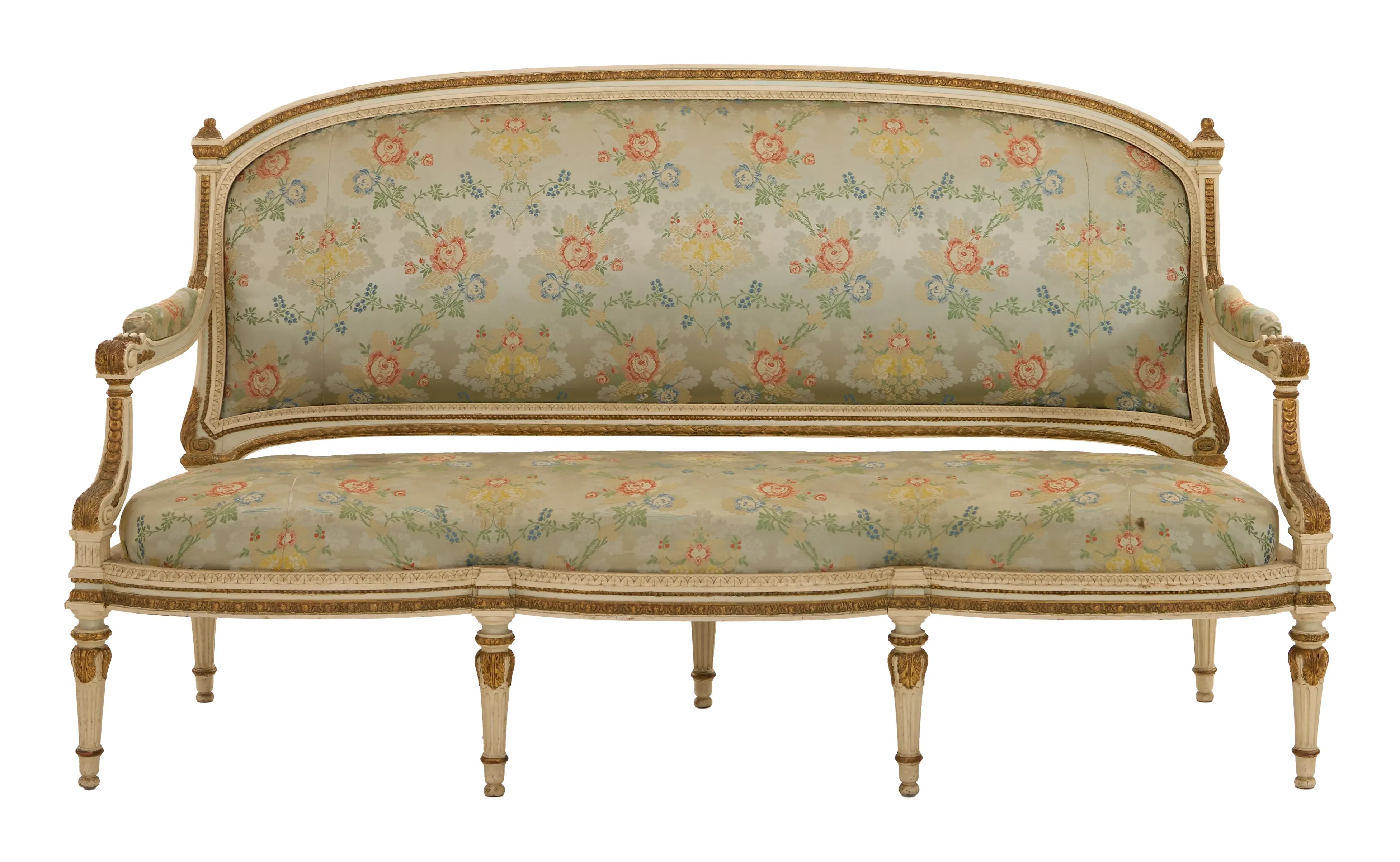 Louis XVI Settee - Brocade