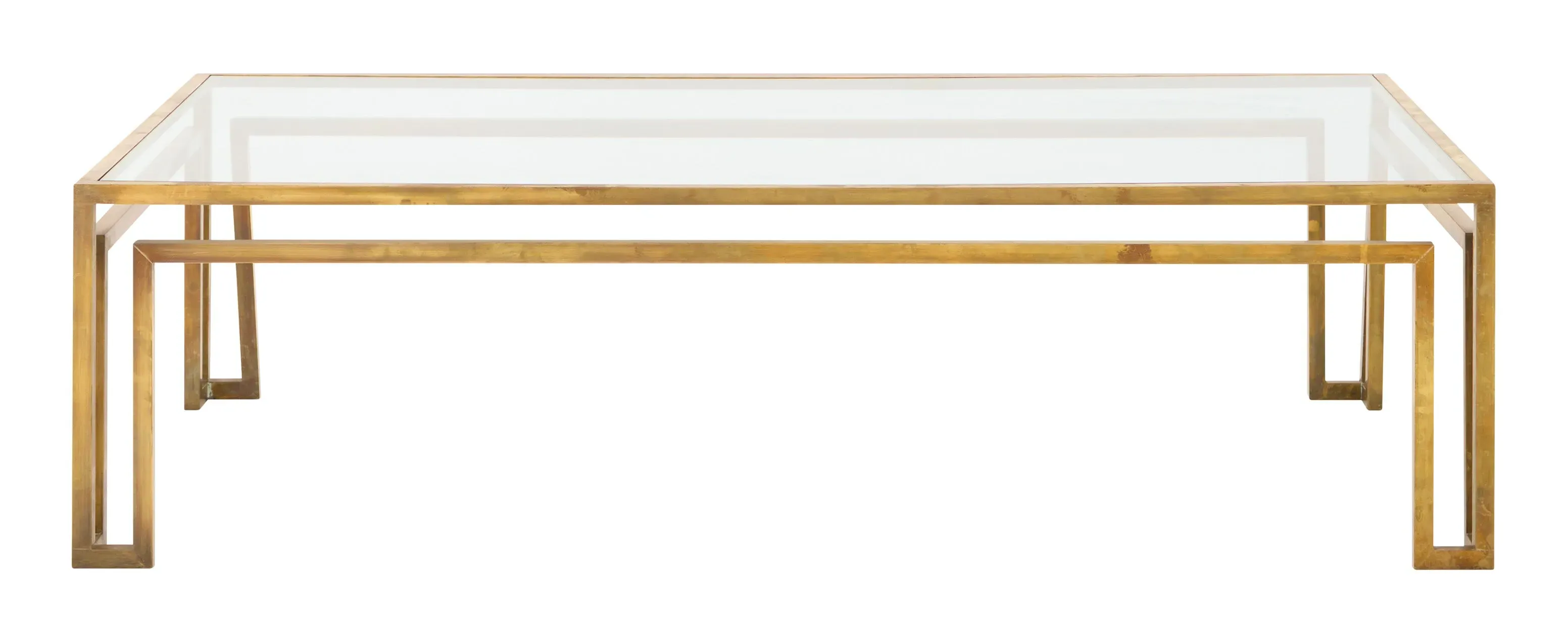 Mastercraft Coffee Table - Brass, Glass image