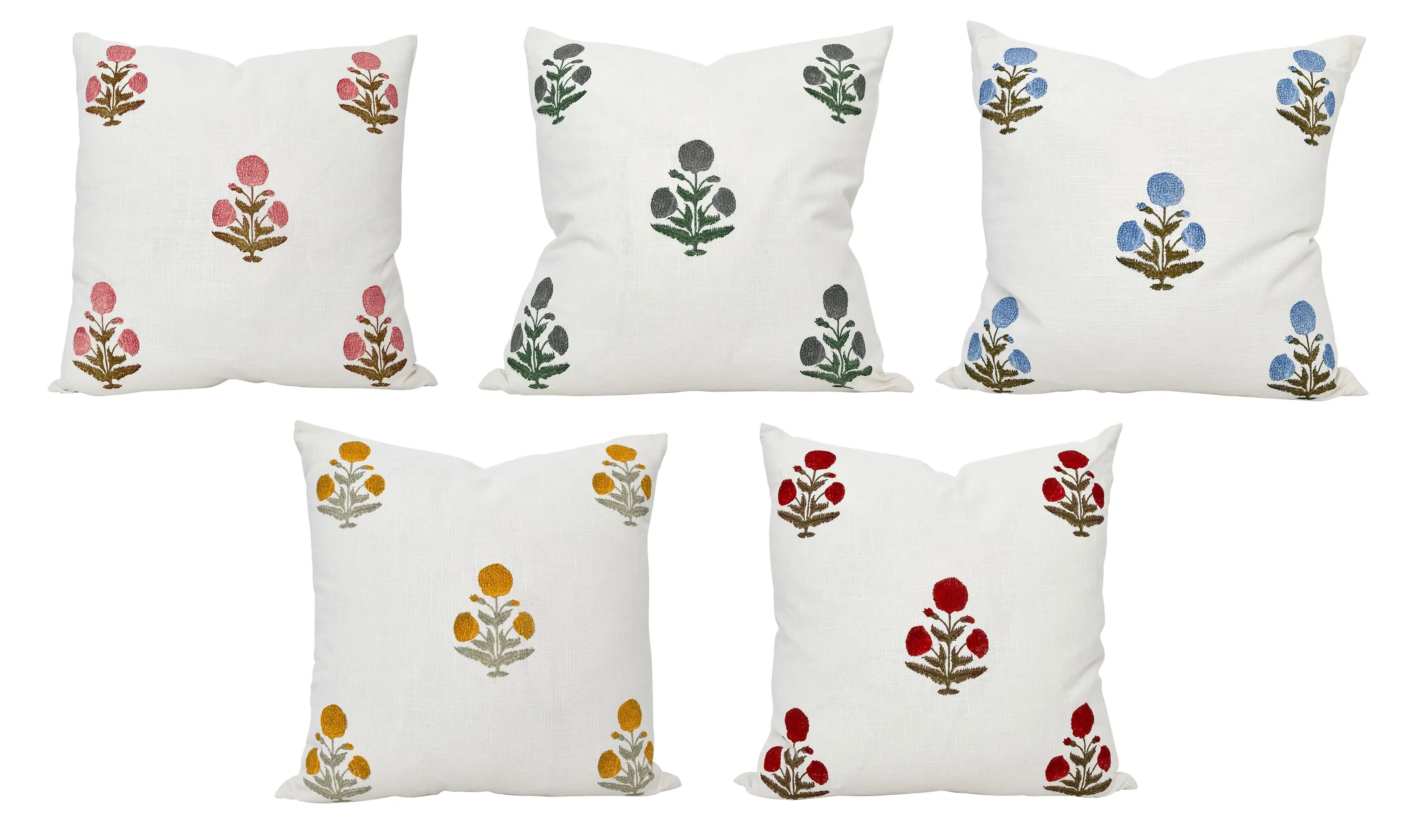 Moksha Square Throw Pillow - Cotton image