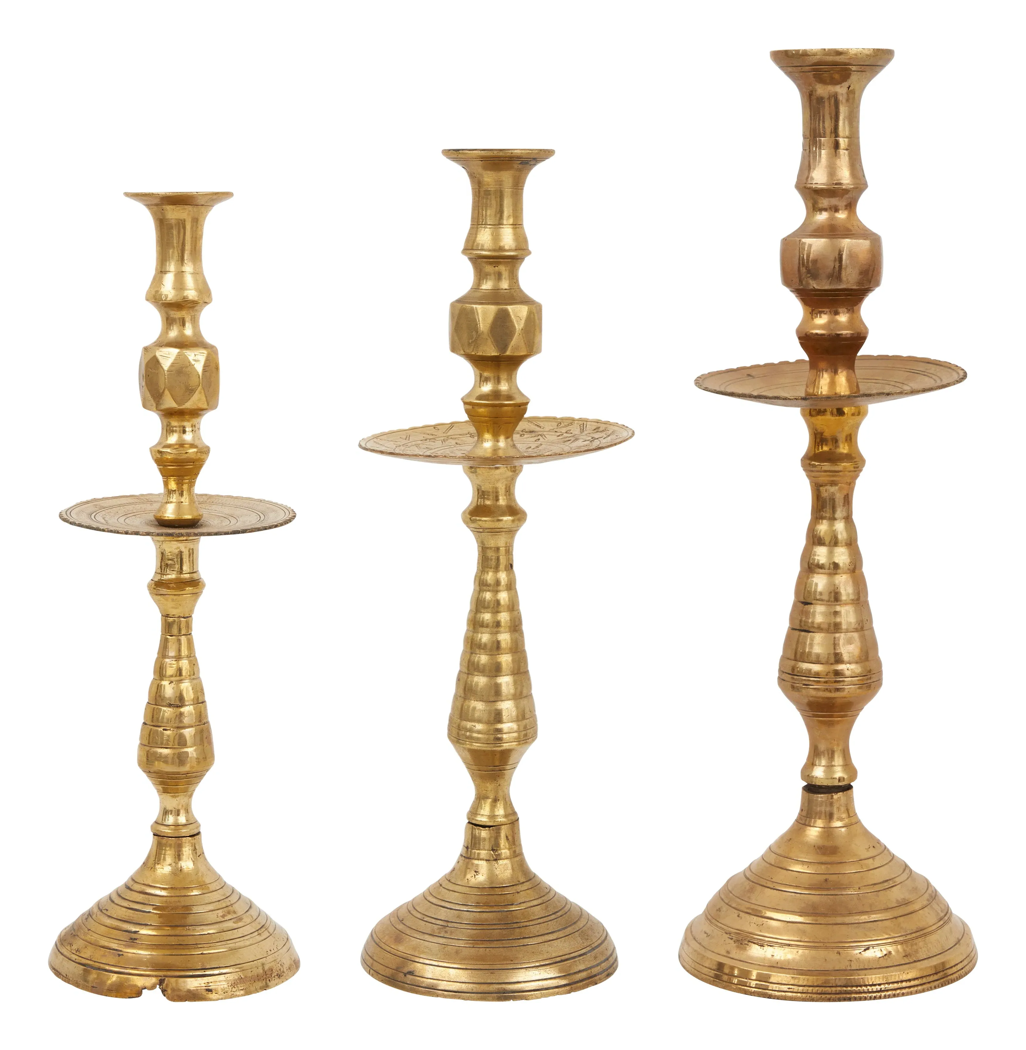 Moroccan Candlestick - Brass image