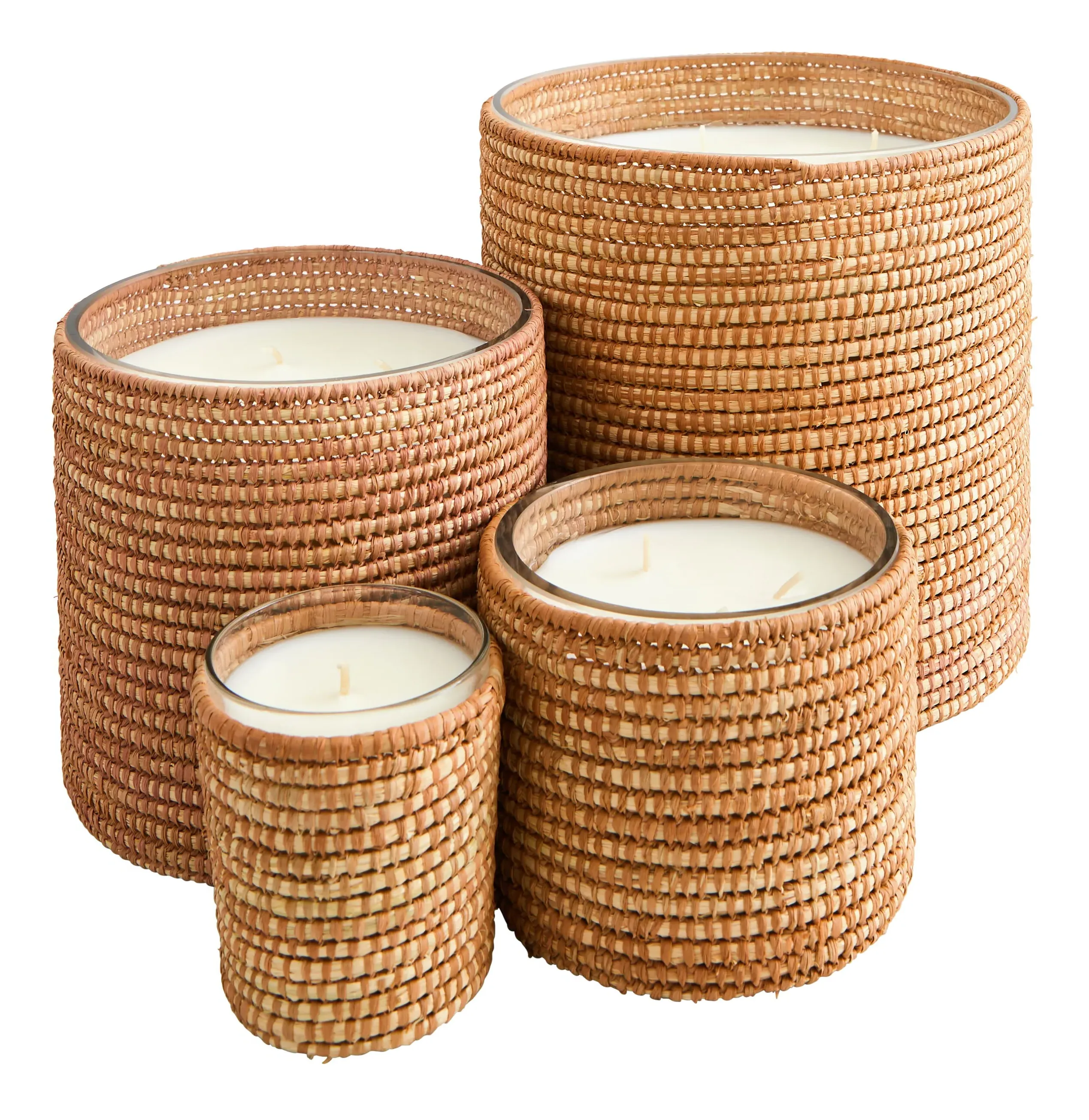 Moroccan Orange Blossom Candle - Soy Wax, Rattan image