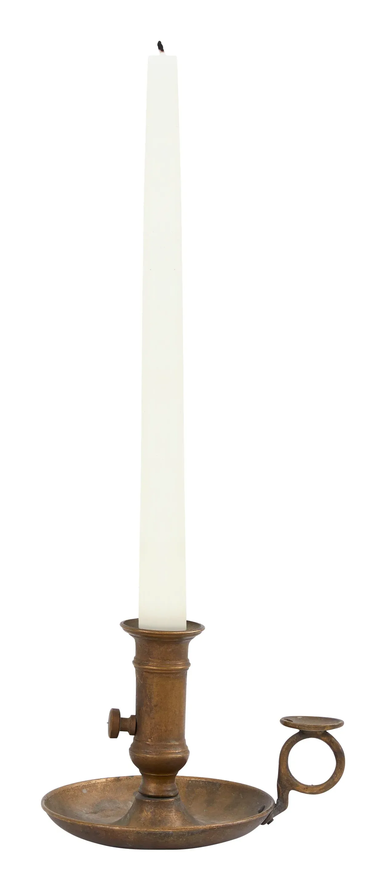 Napoleon Candlestick - Antique Brass