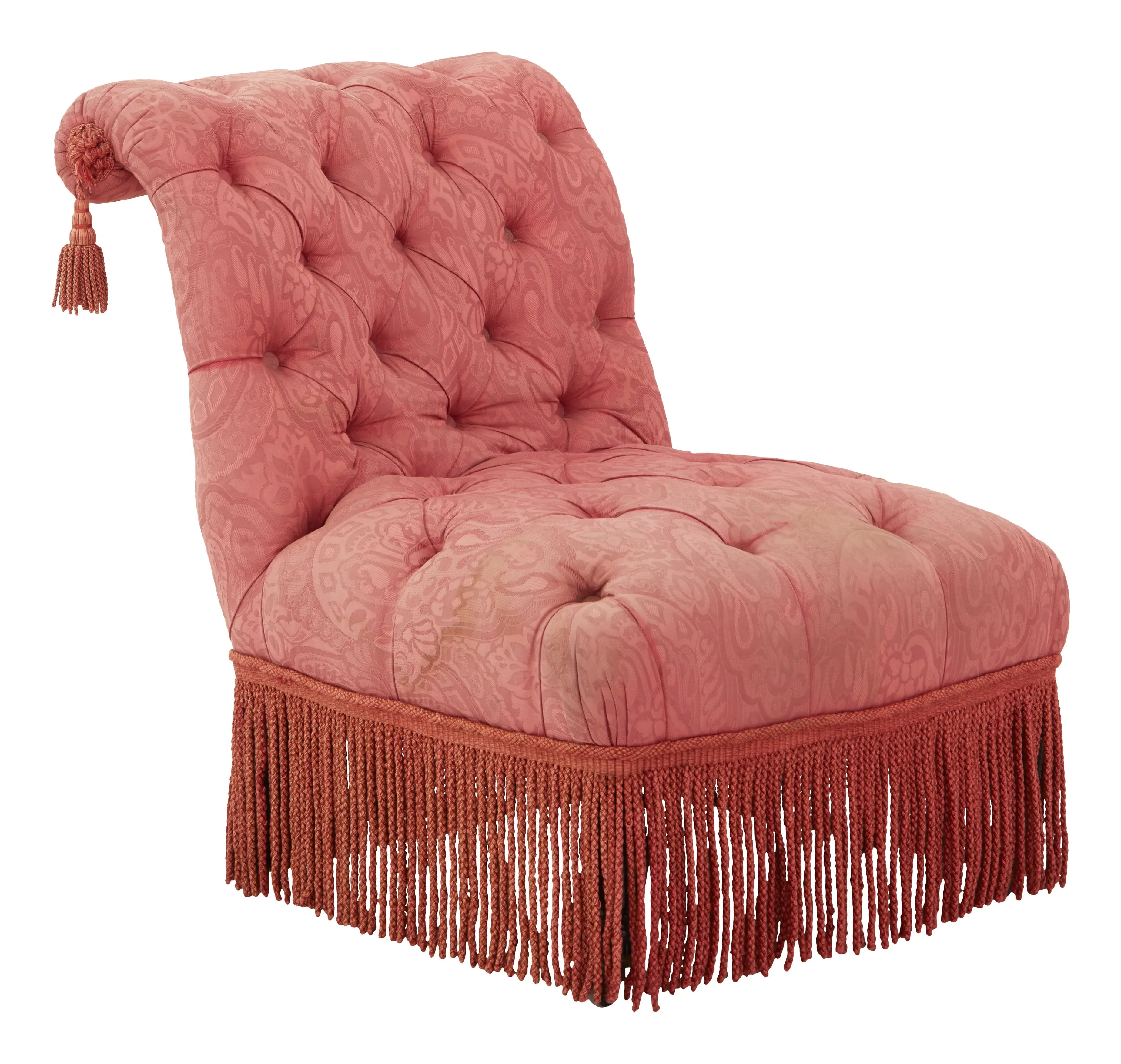 Napoleon III Slipper Chair - Pink image
