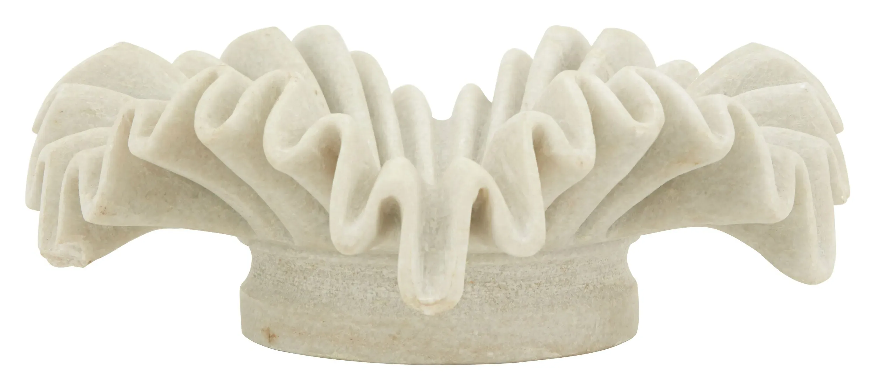 Norah Bowl - White, Marble image